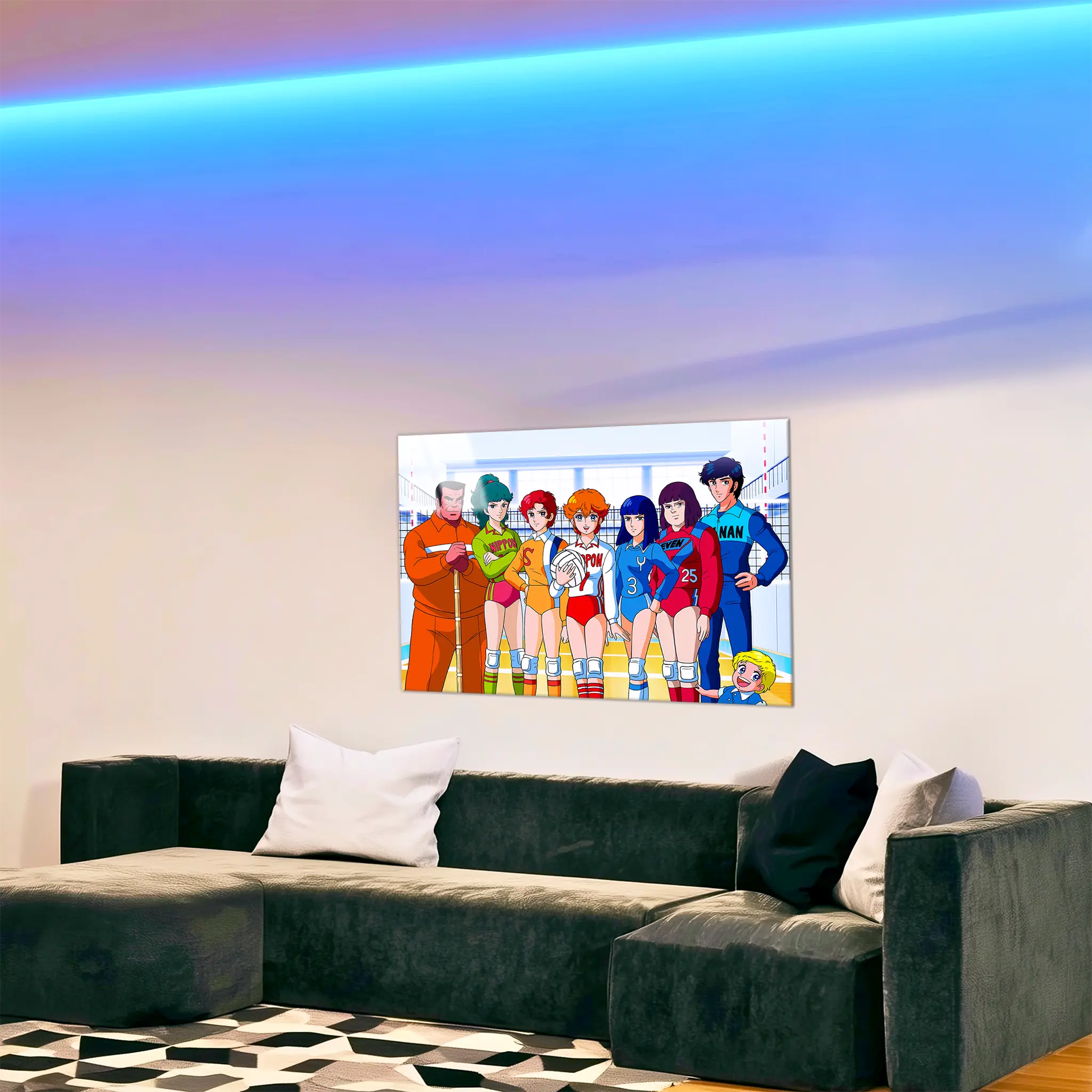 tableau-jeanne-et-serge-l-equipe-dans-le-salon | DreamWay