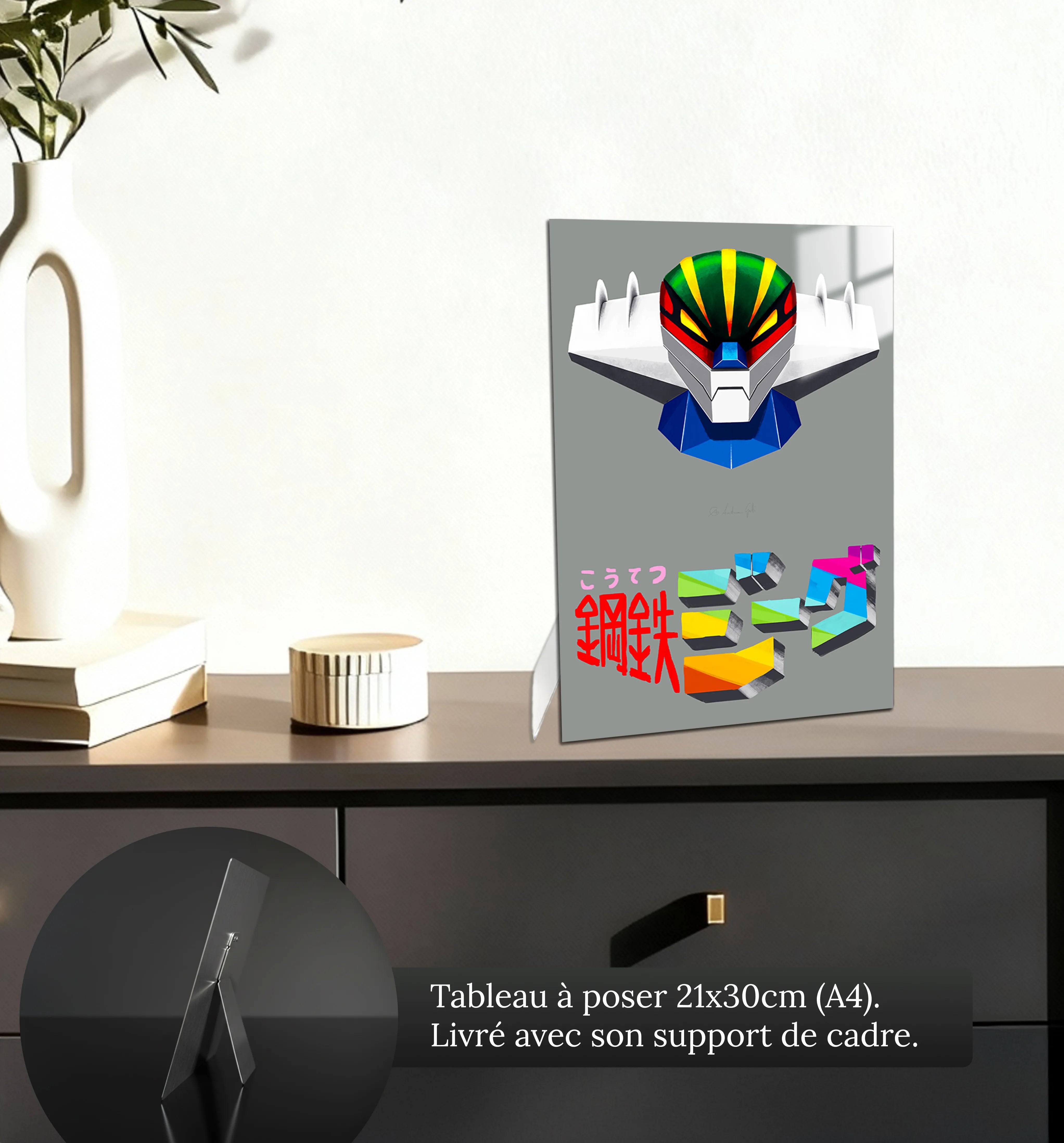 Tableau Jeeg Gris
