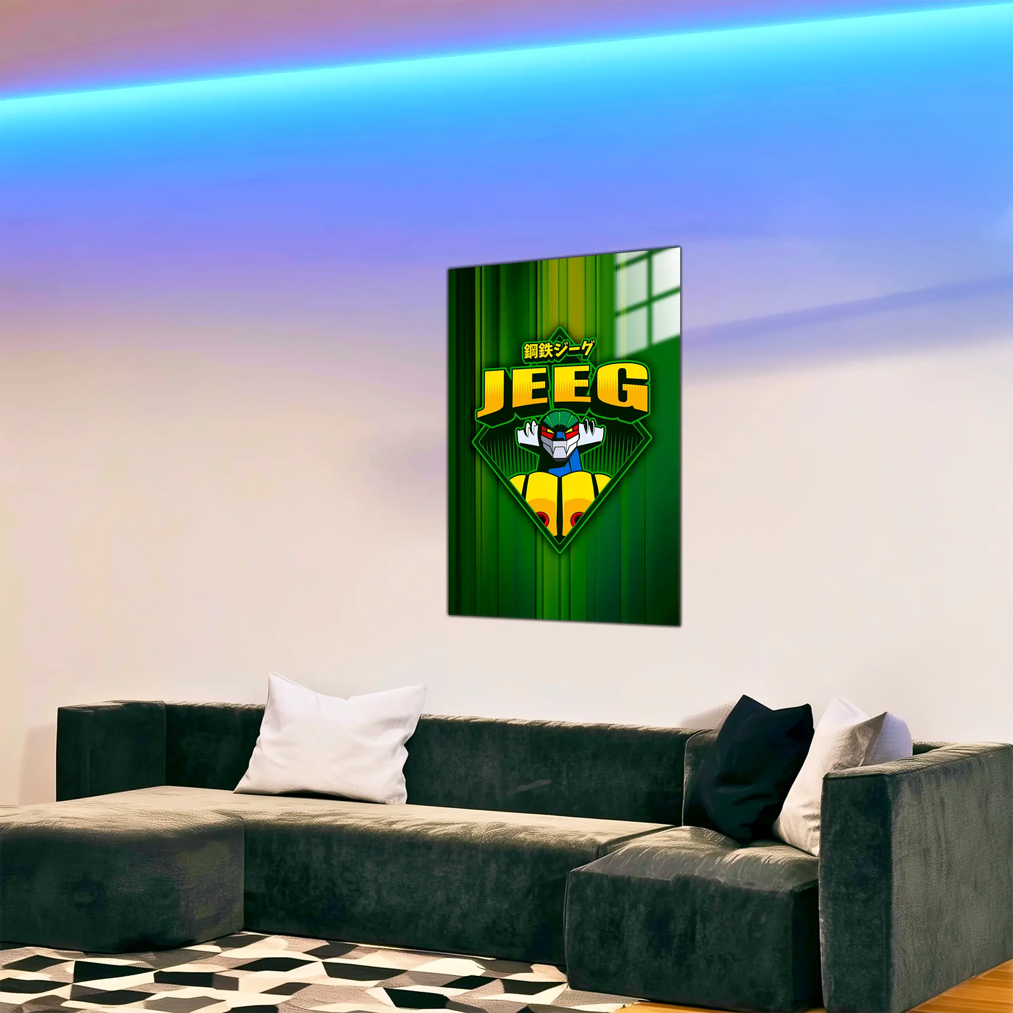 tableau-jeeg-robot-acciaio-dans-le-salon | DreamWay