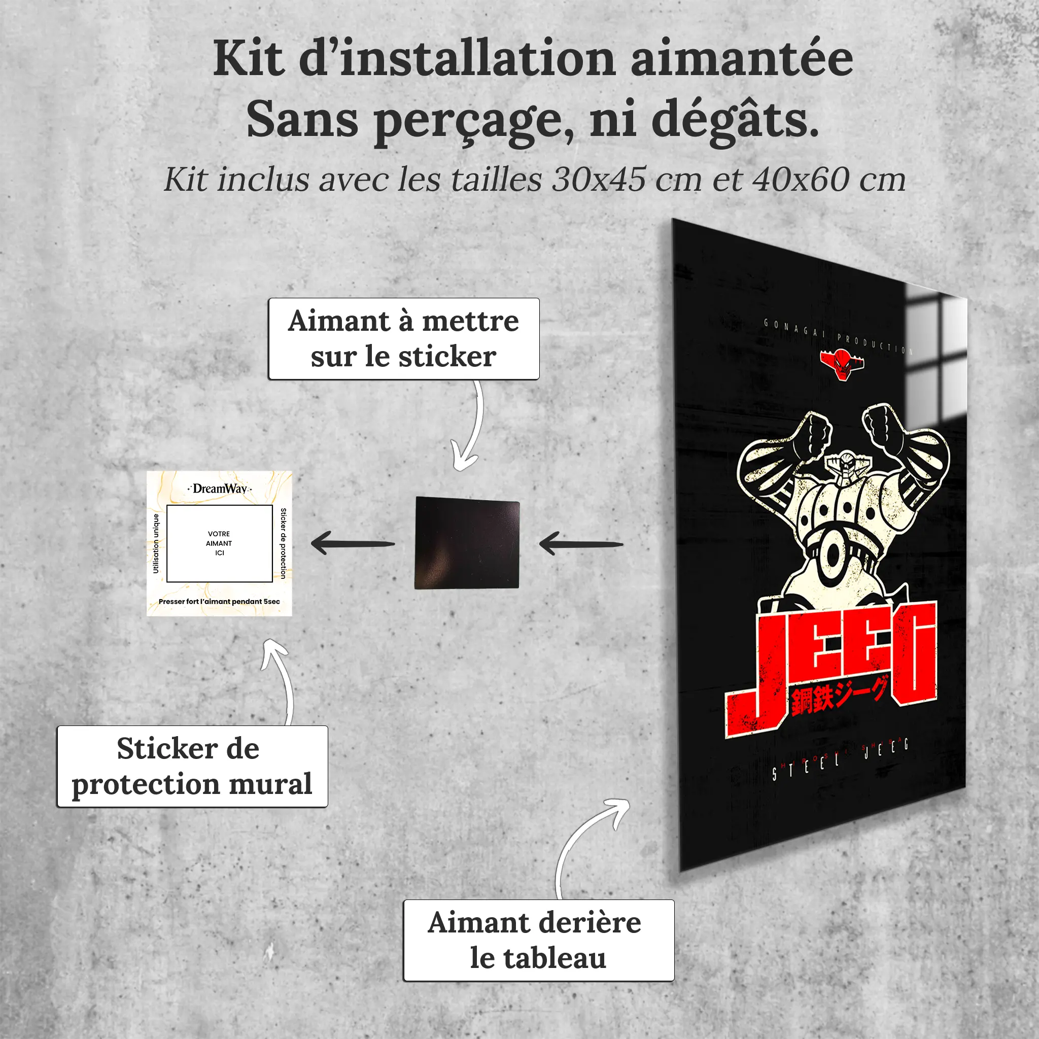 tableau-jeeg-robot-avec-installation-aimantee | DreamWay