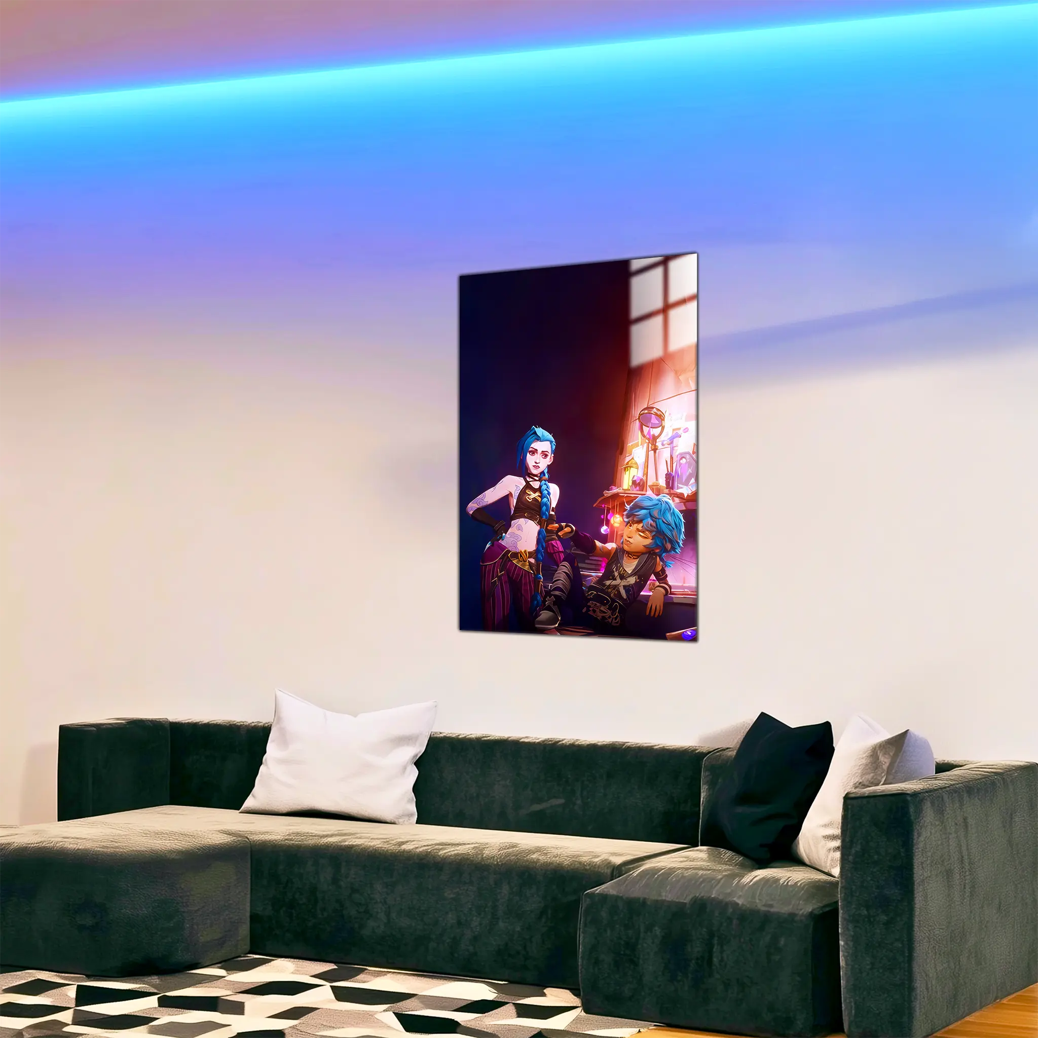 tableau-jinx-et-isha-le-duo-dans-le-salon | DreamWay