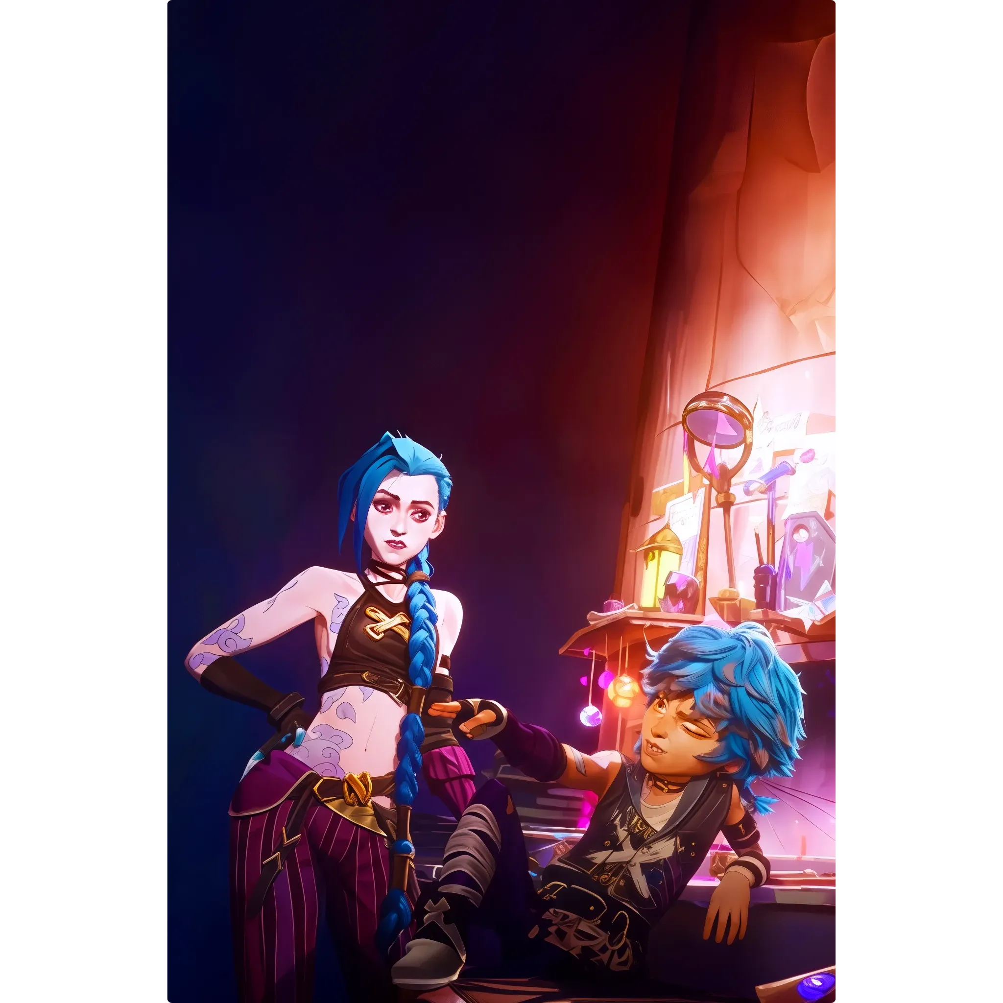 Tableau Jinx Et Isha Le Duo