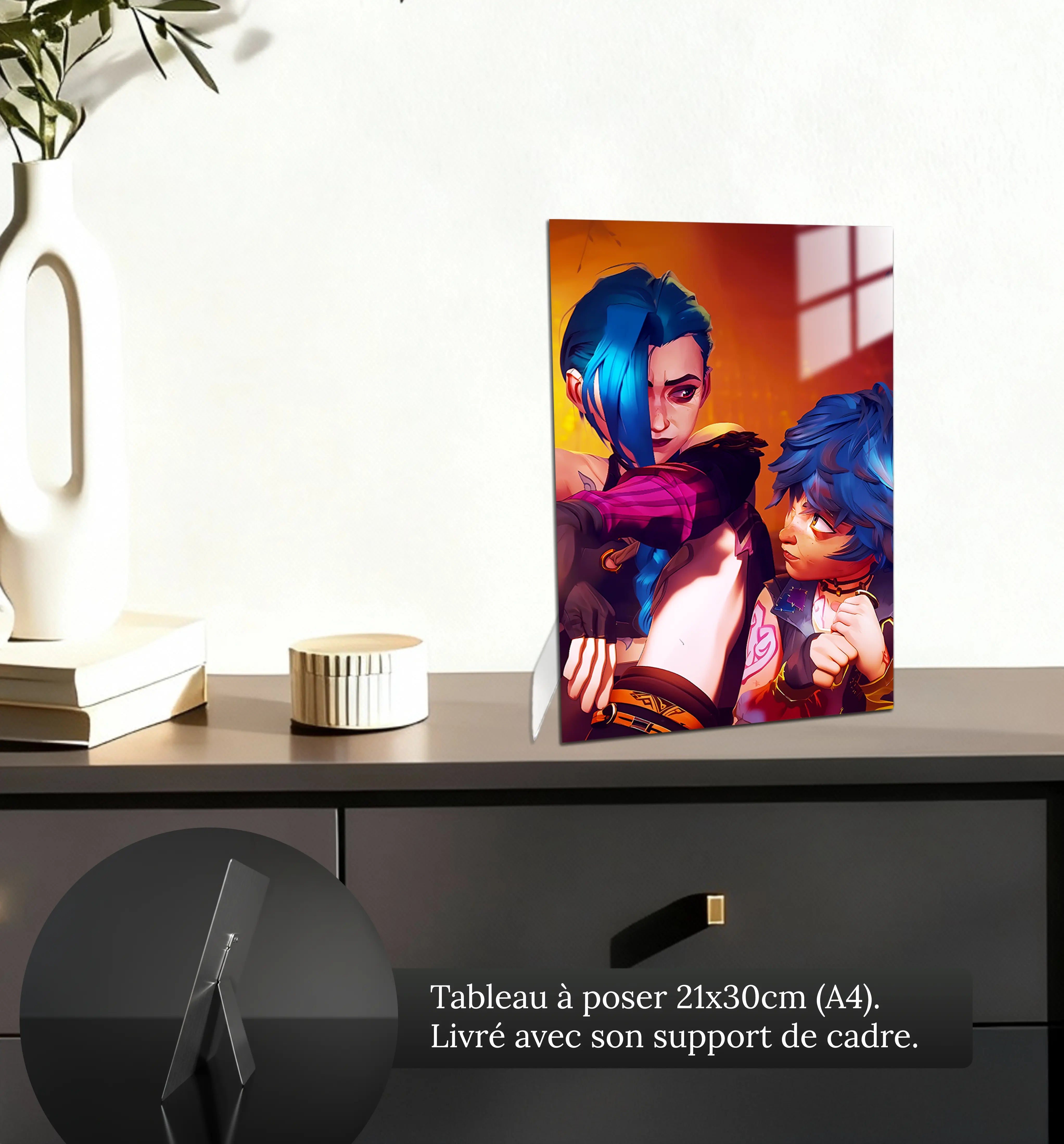 tableau-jinx-et-isha-petit-format-a-poser-sur-meuble | DreamWay