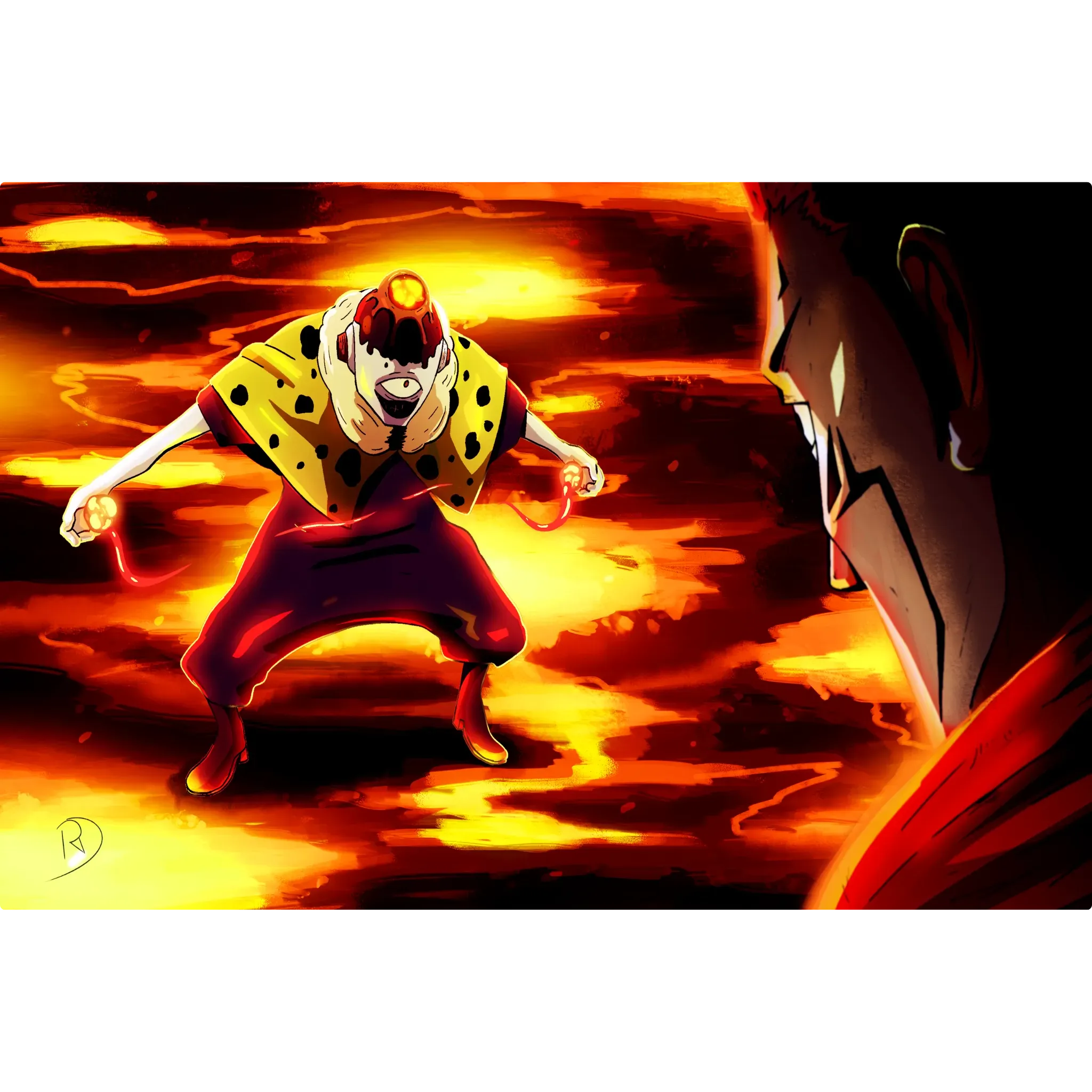 Tableau Jujutsu Kaisen Combat
