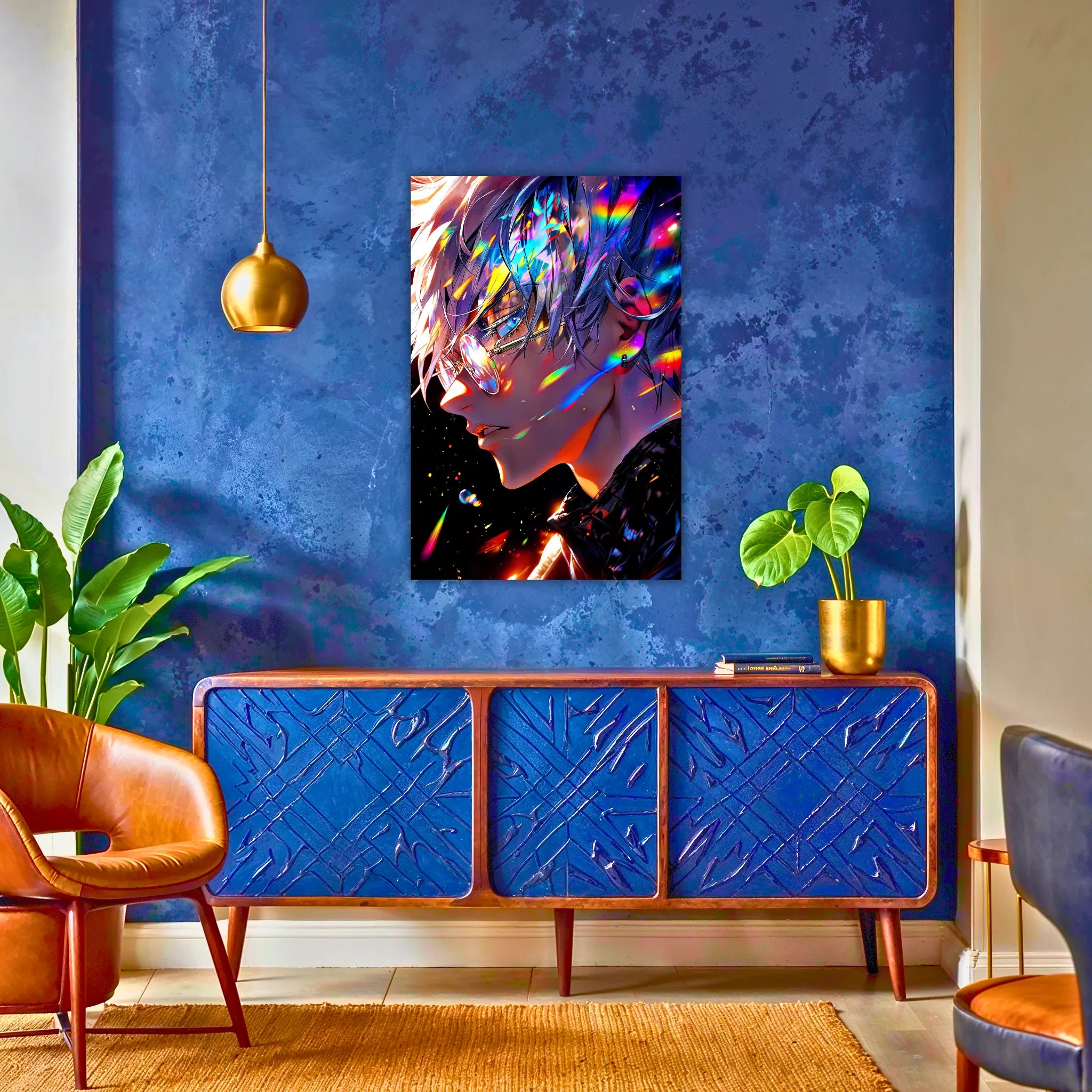 Tableau Jujutsu Kaisen Gojo Portrait