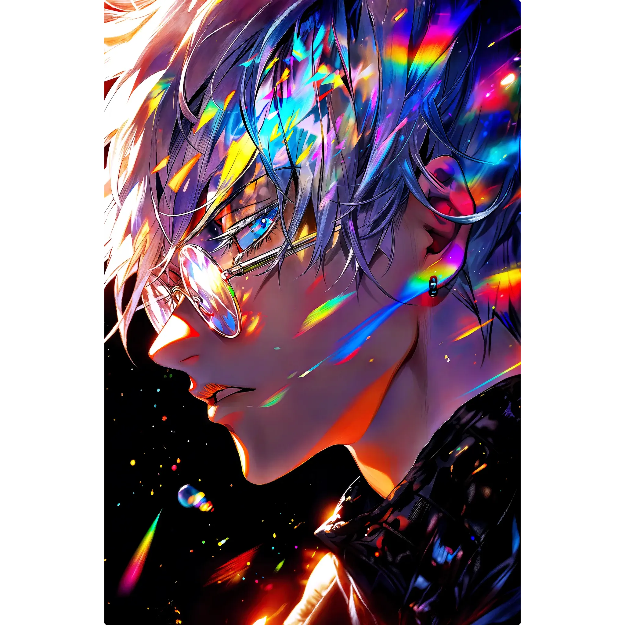 Tableau Jujutsu Kaisen Gojo Portrait