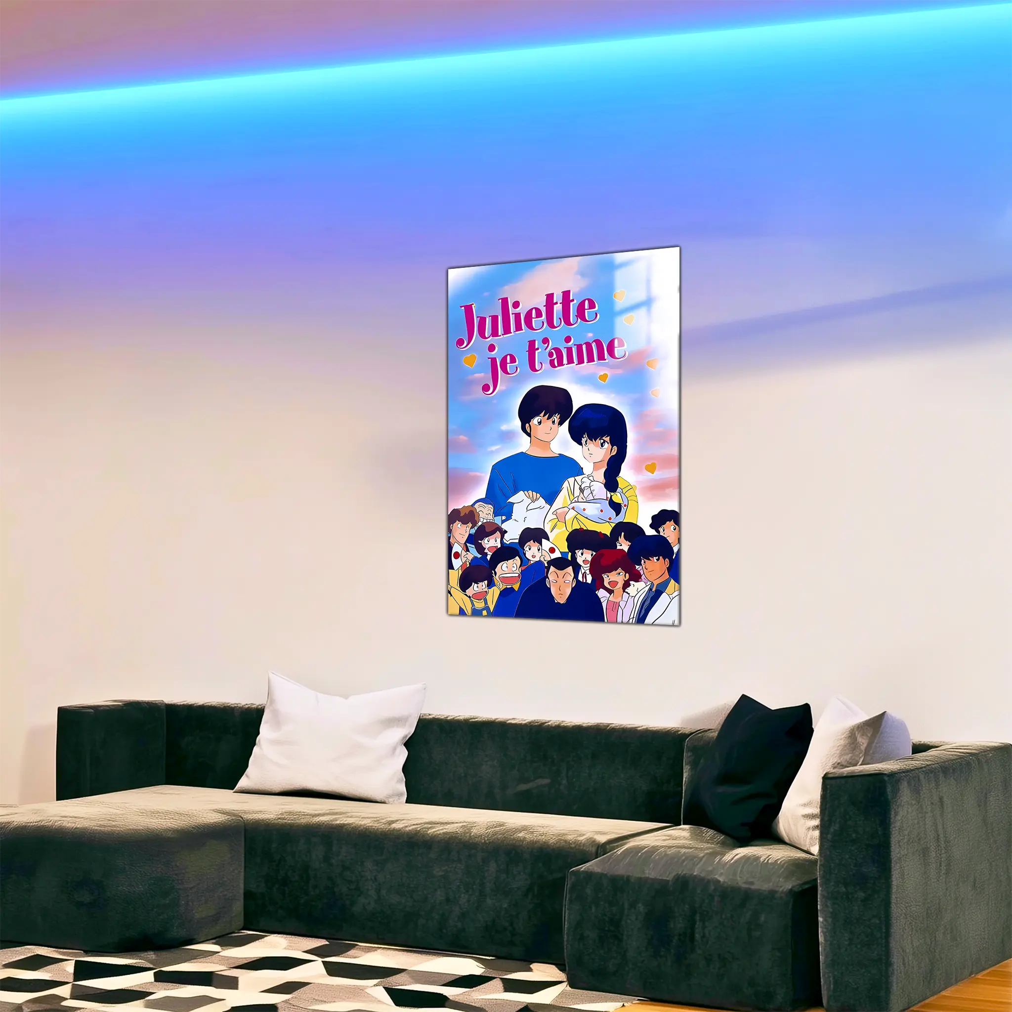 tableau-juliette-je-t-aime-affiche-dans-le-salon | DreamWay