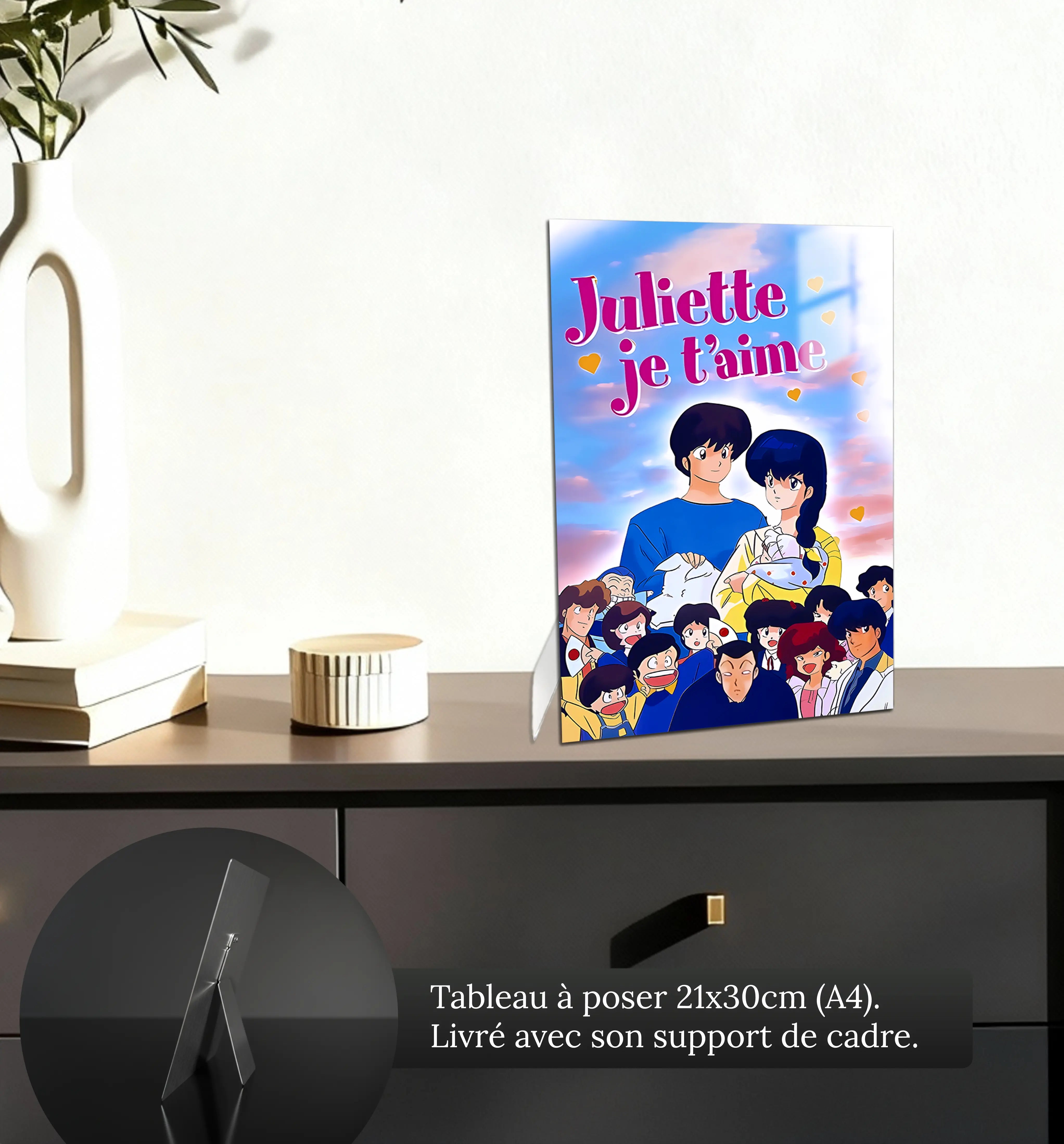 tableau-juliette-je-t-aime-affiche-petit-format-a-poser-sur-meuble | DreamWay