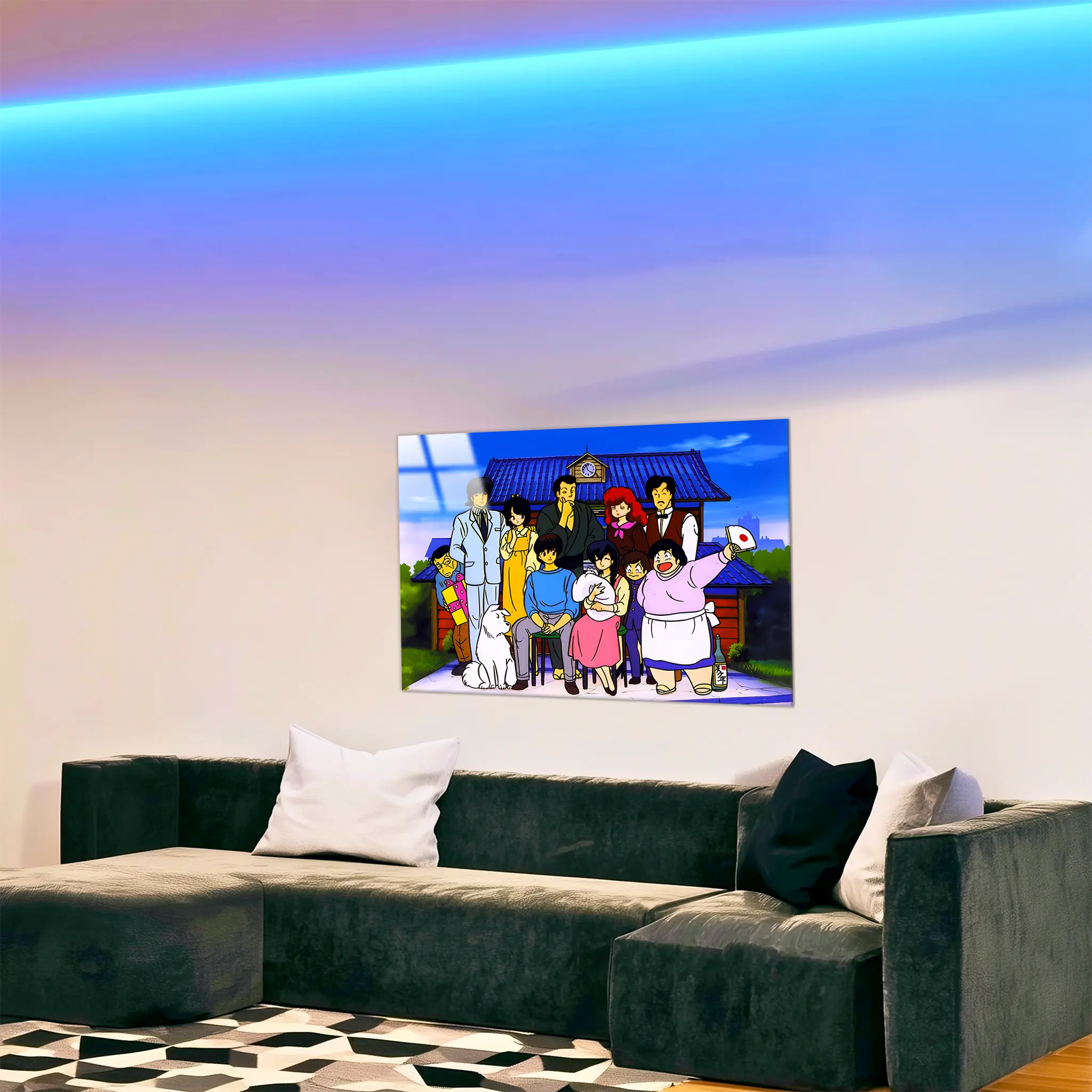 tableau-juliette-je-t-aime-la-famille-dans-le-salon | DreamWay