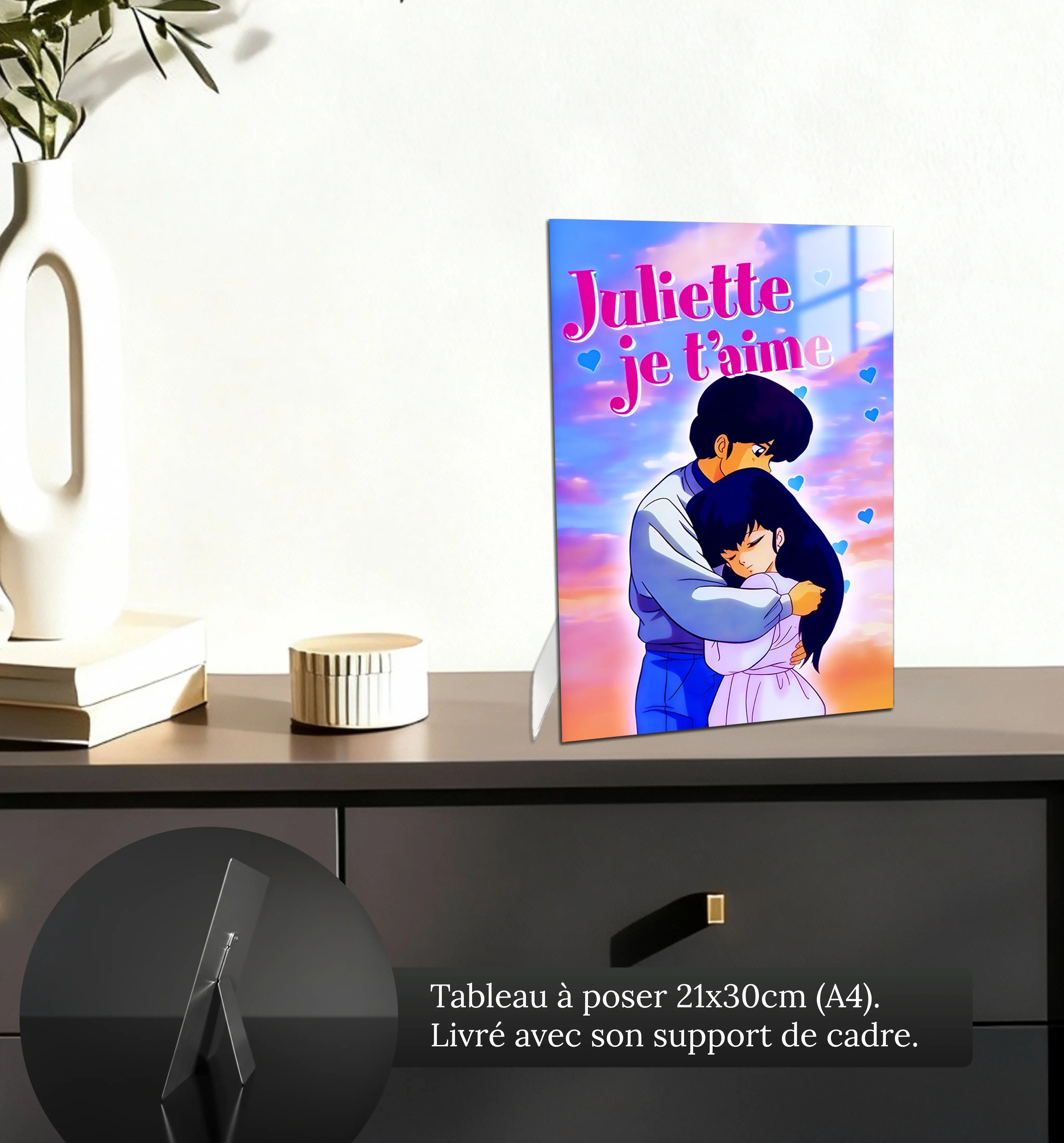 tableau-juliette-je-t-aime-un-amour-pour-toujours-petit-format-a-poser-sur-meuble | DreamWay