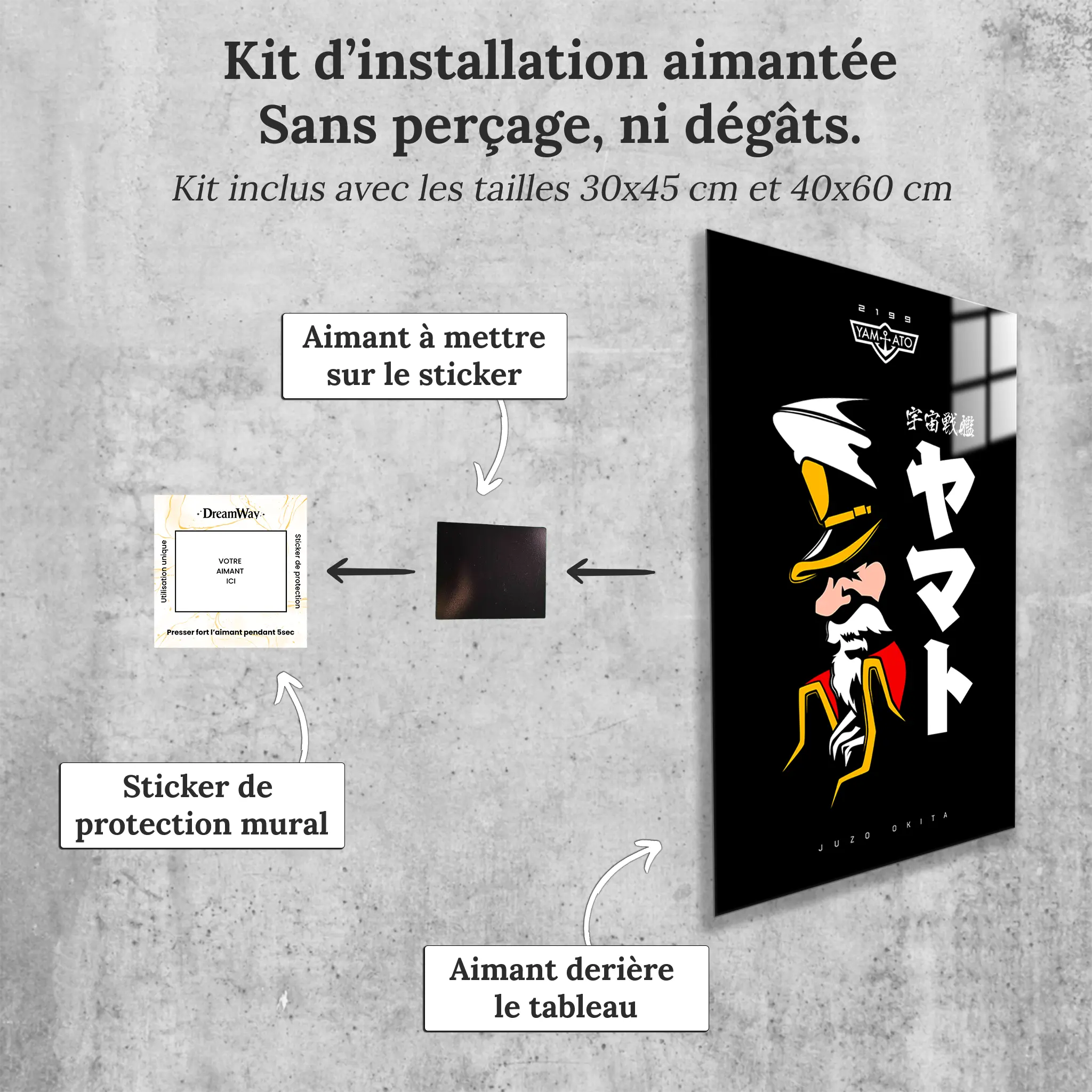 tableau-juzo-okita-avec-installation-aimantee | DreamWay