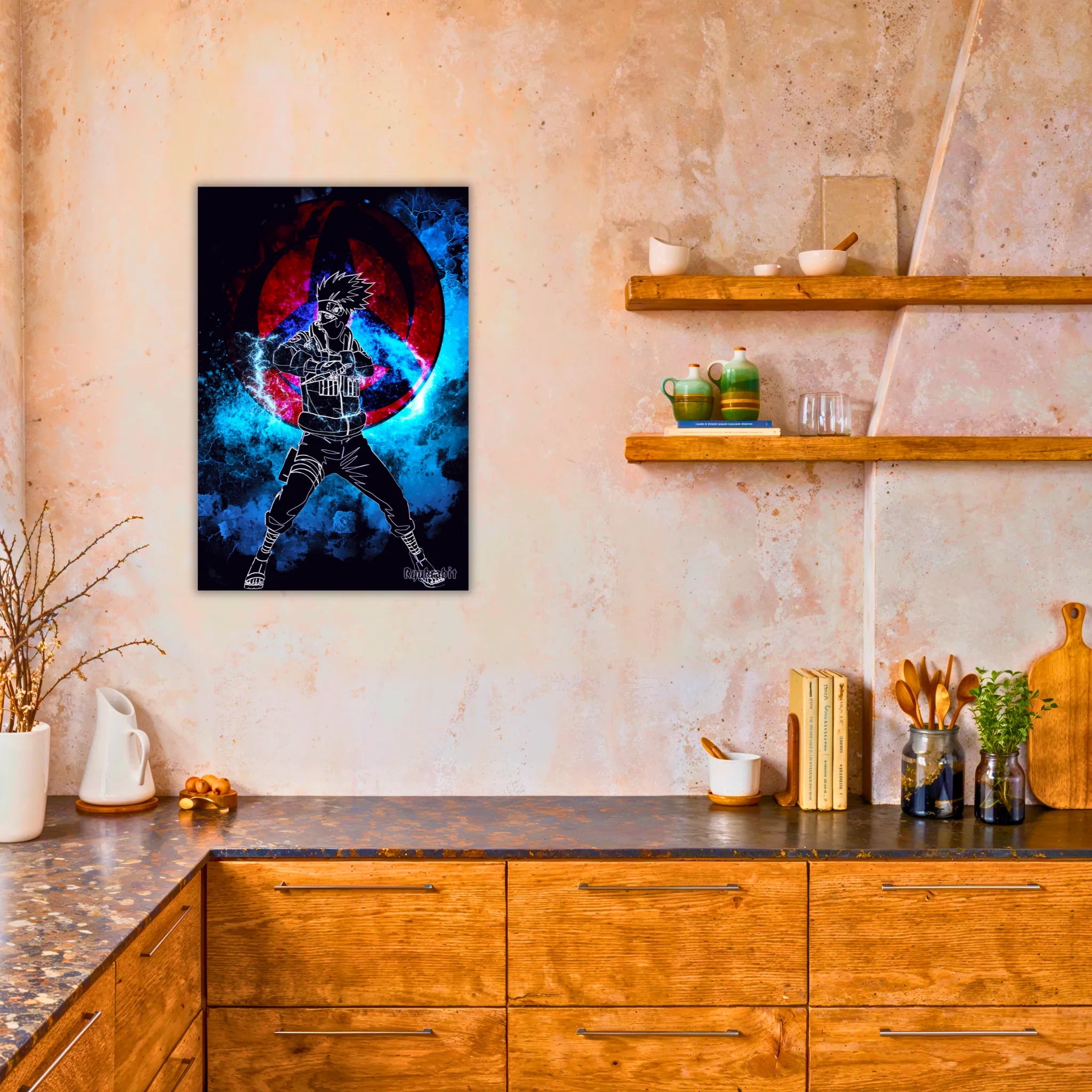 Tableau Kakashi Coloré