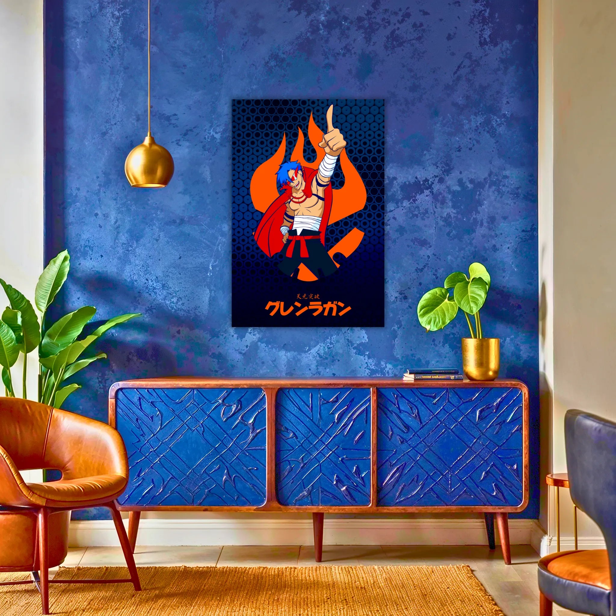 Tableau Kamina Gurren Lagann