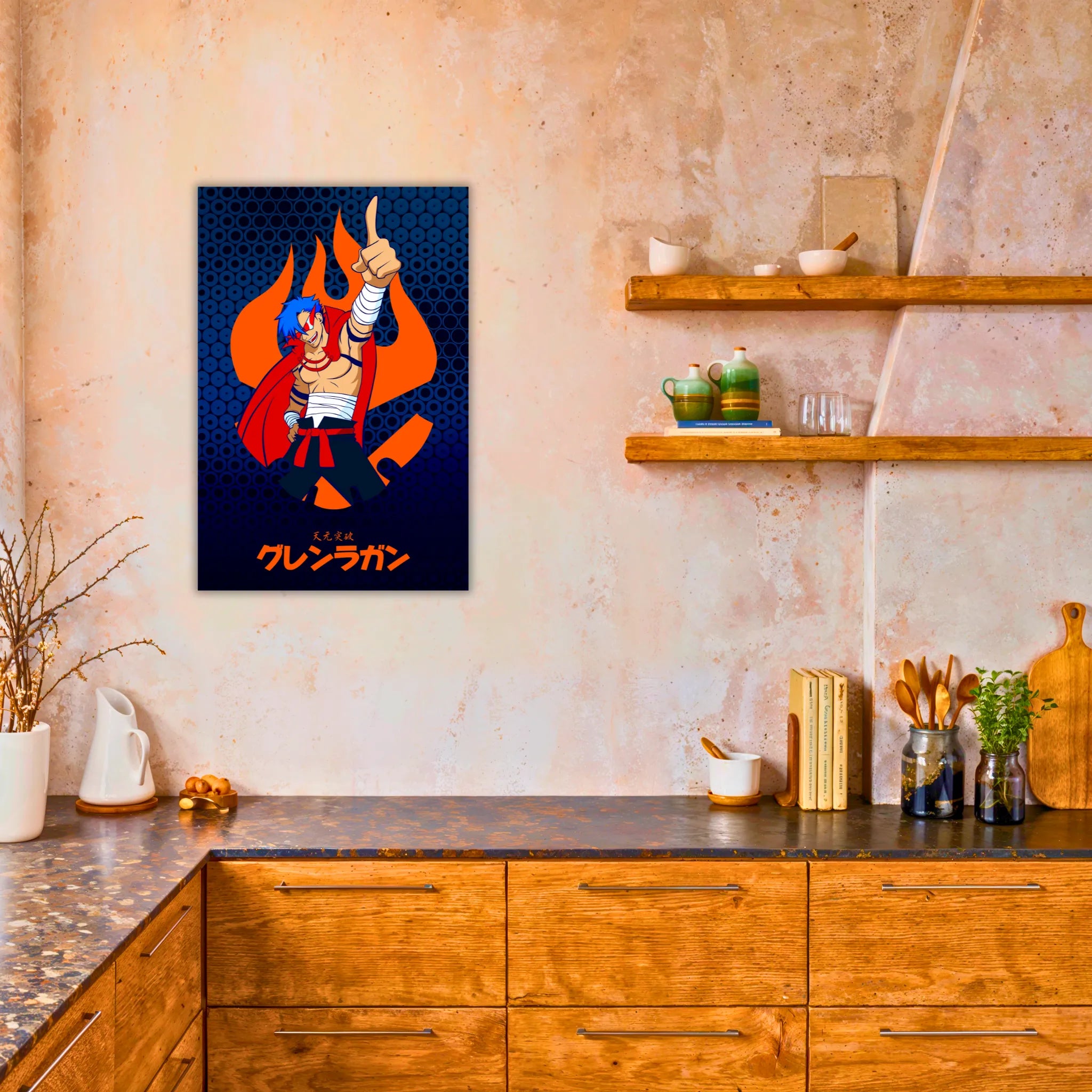 Tableau Kamina Gurren Lagann