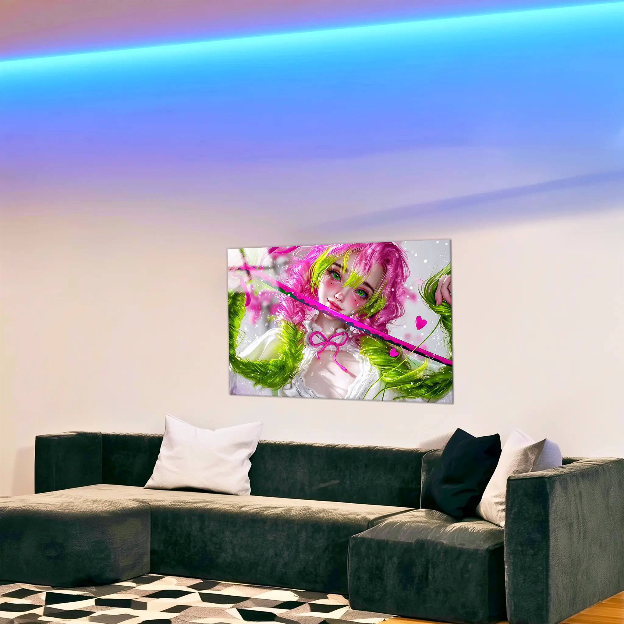 tableau-kanroji-realiste-dans-le-salon | DreamWay