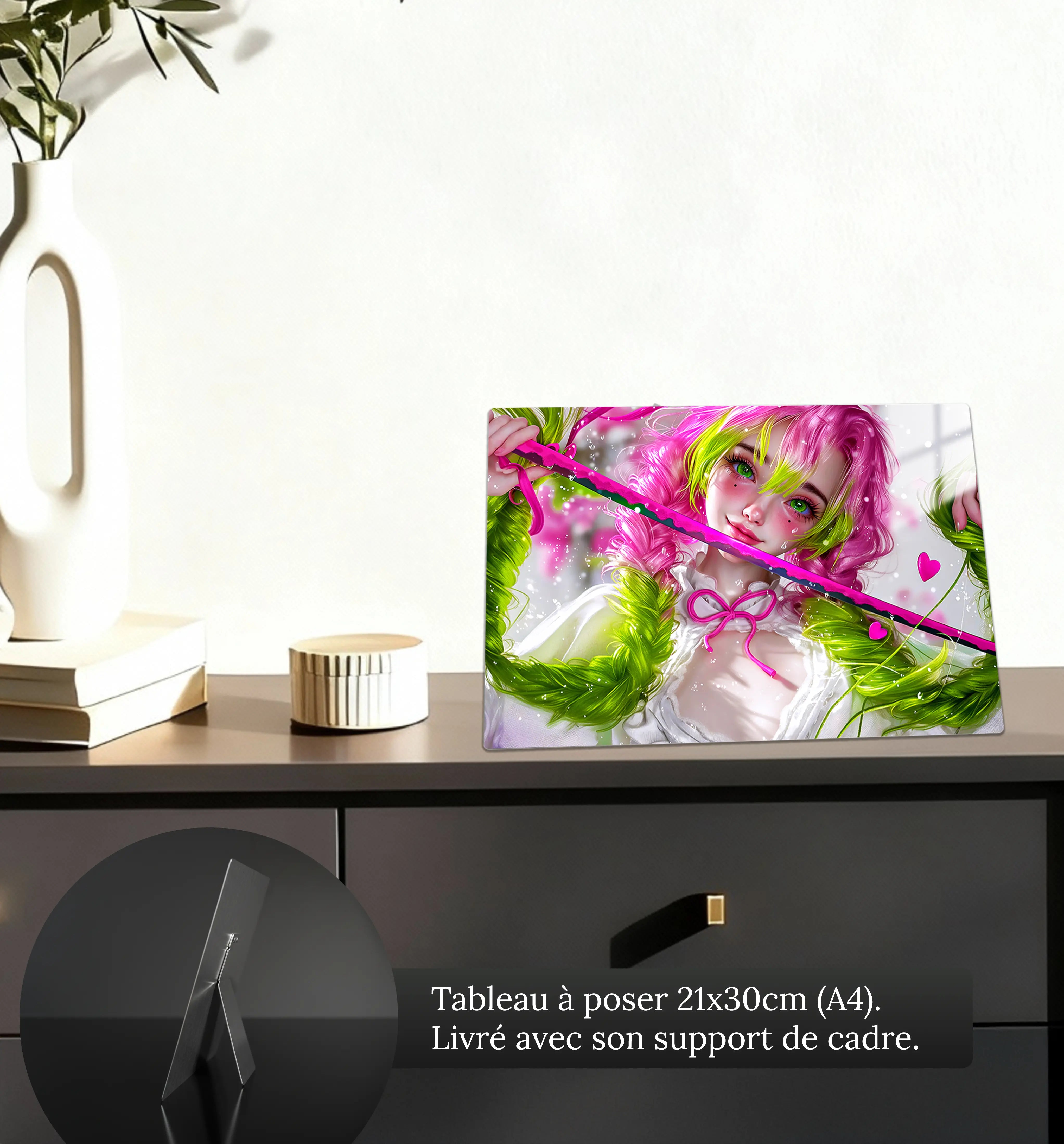 tableau-kanroji-realiste-petit-format-a-poser-sur-meuble | DreamWay