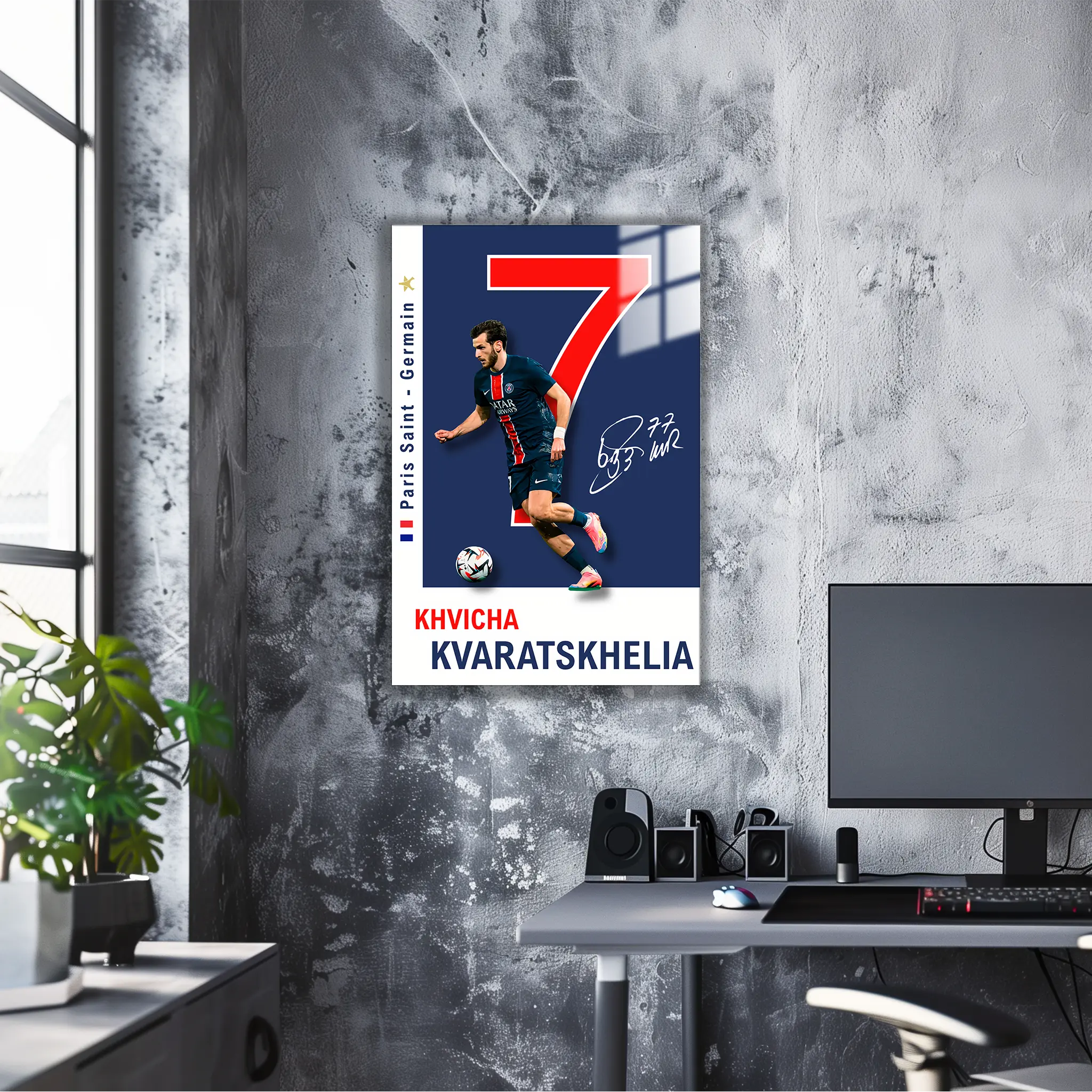 tableau-khvicha-psg-dans-le-bureau | DreamWay