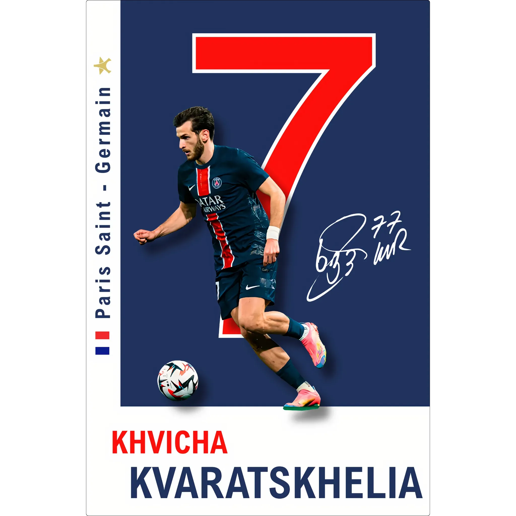 Tableau Khvicha PSG