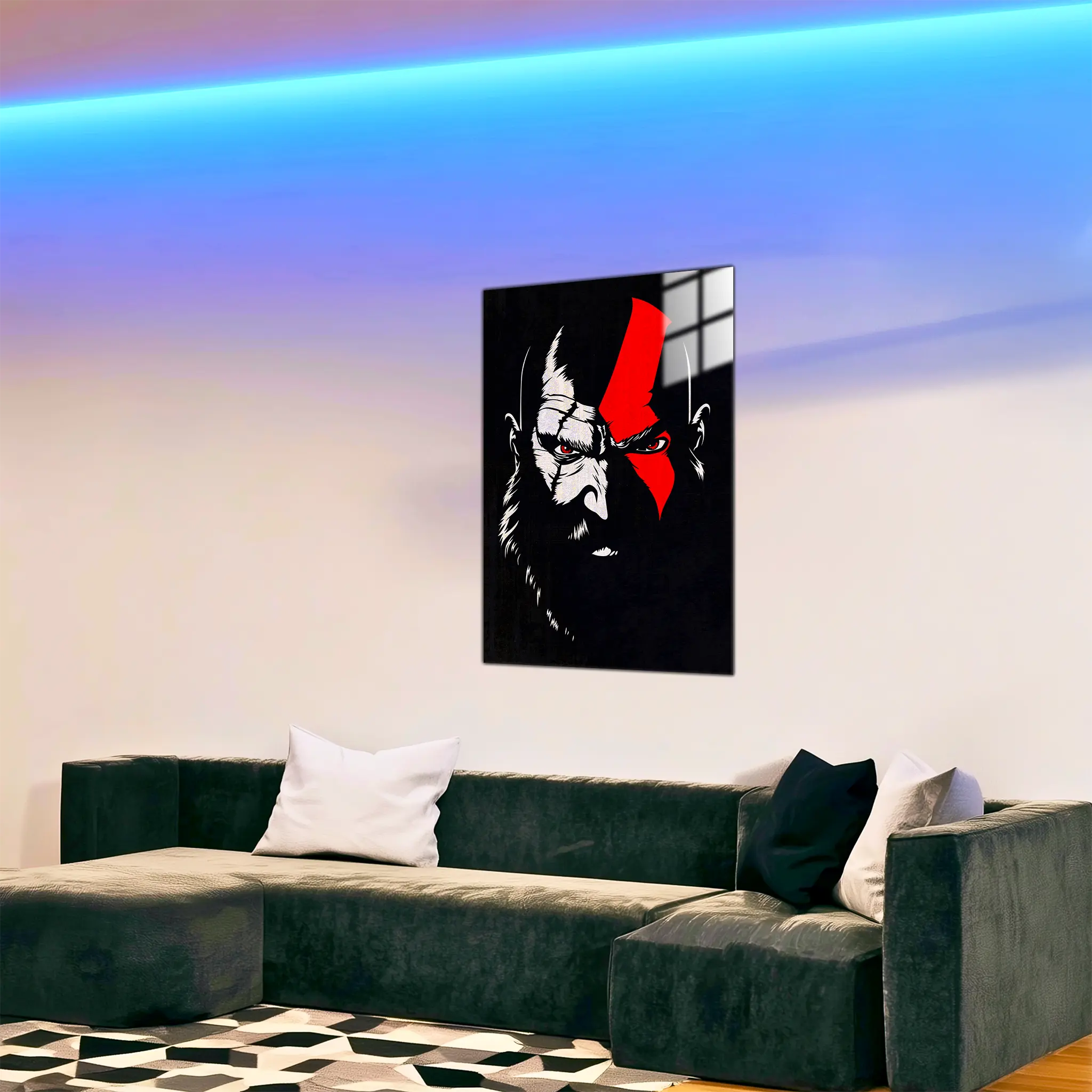 tableau-kratos-dans-le-salon | DreamWay