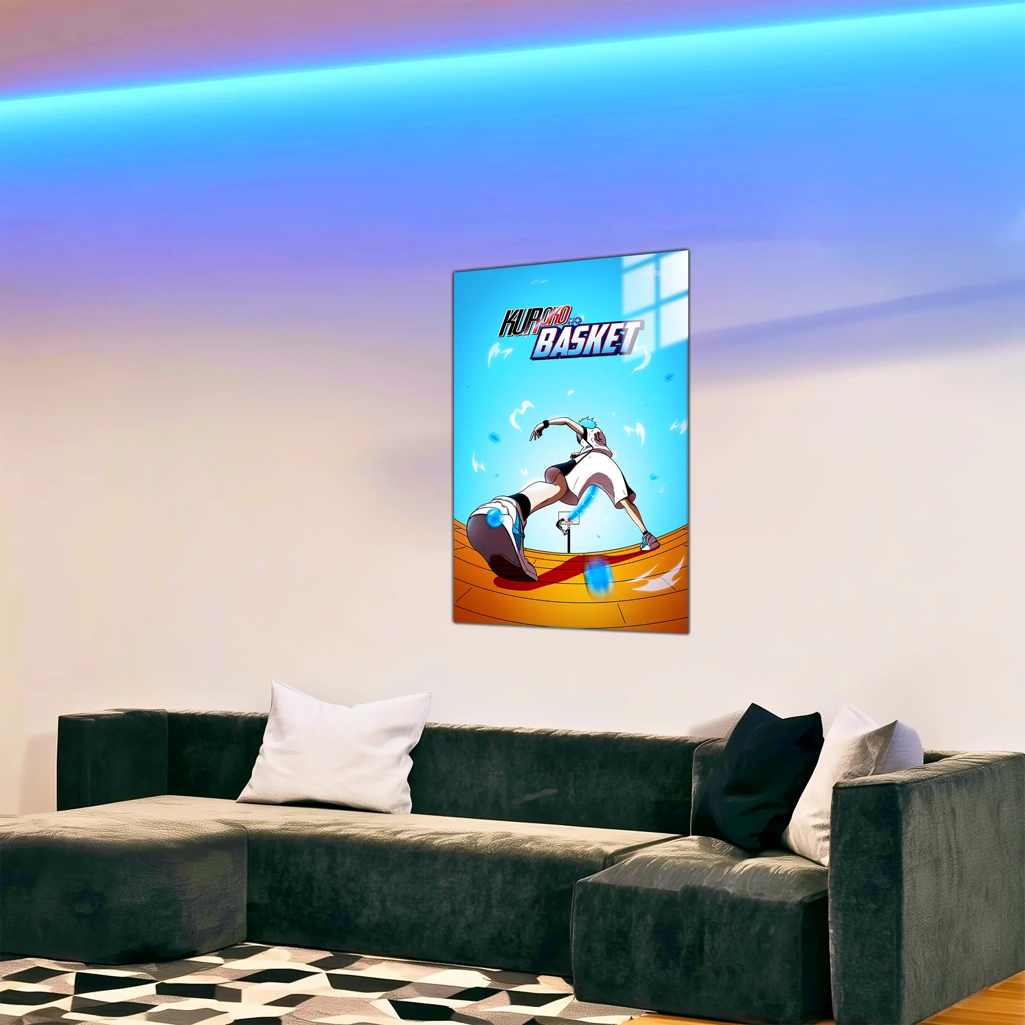 tableau-kuroko-no-basket-maillot-blanc-dans-le-salon | DreamWay