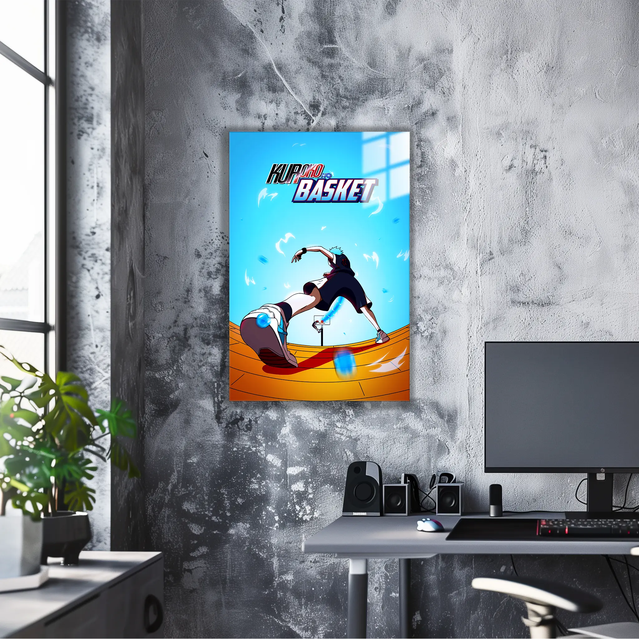 tableau-kuroko-no-basket-maillot-bleu-dans-le-bureau | DreamWay