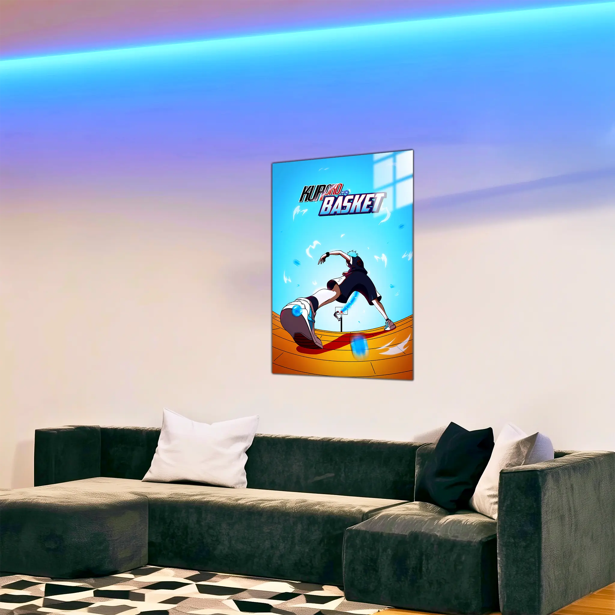 tableau-kuroko-no-basket-maillot-bleu-dans-le-salon | DreamWay