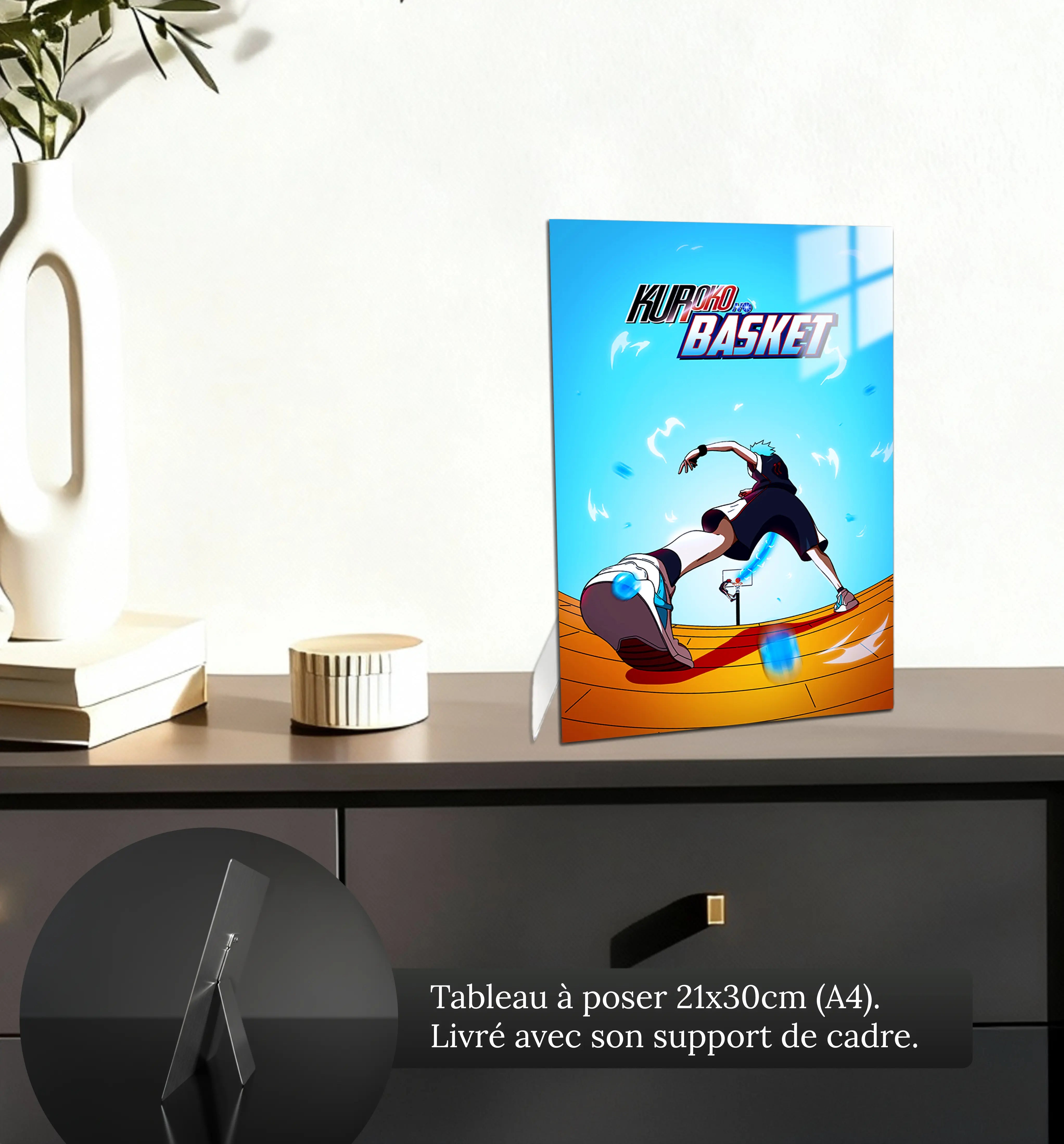 tableau-kuroko-no-basket-maillot-bleu-petit-format-a-poser-sur-meuble | DreamWay
