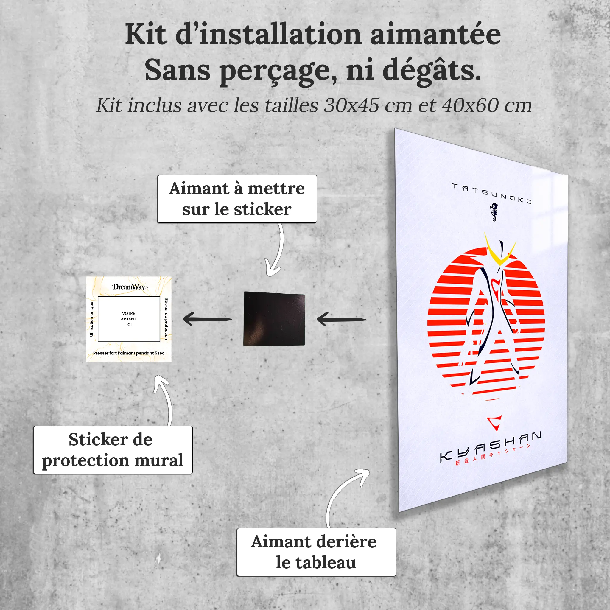 tableau-kyashan-sunset-avec-installation-aimantee | DreamWay