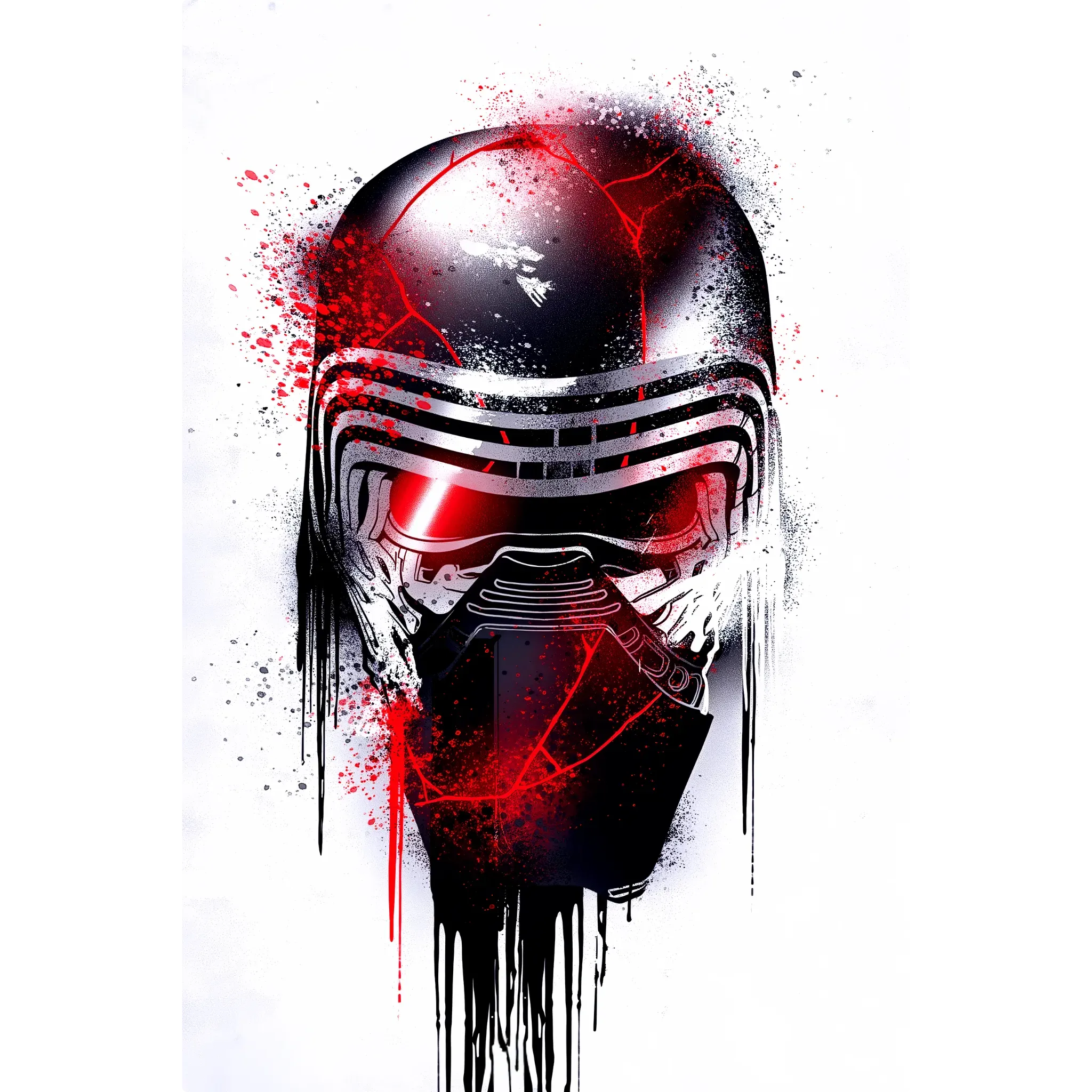 Tableau Kylo Ren Casque