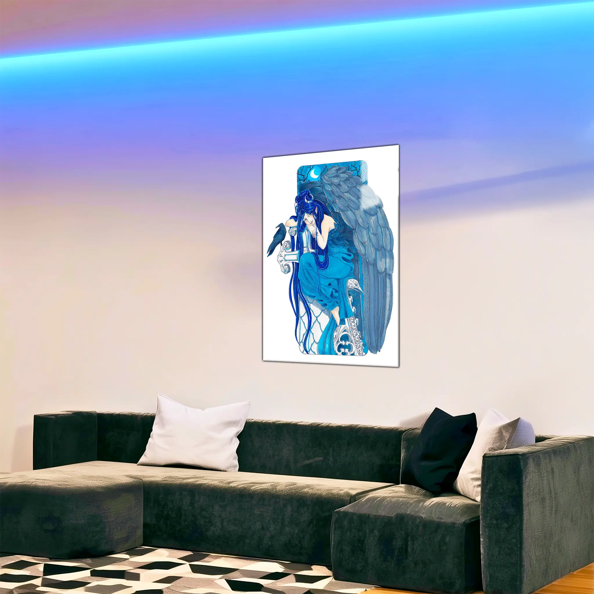 tableau-la-fee-morgane-dans-le-salon | DreamWay