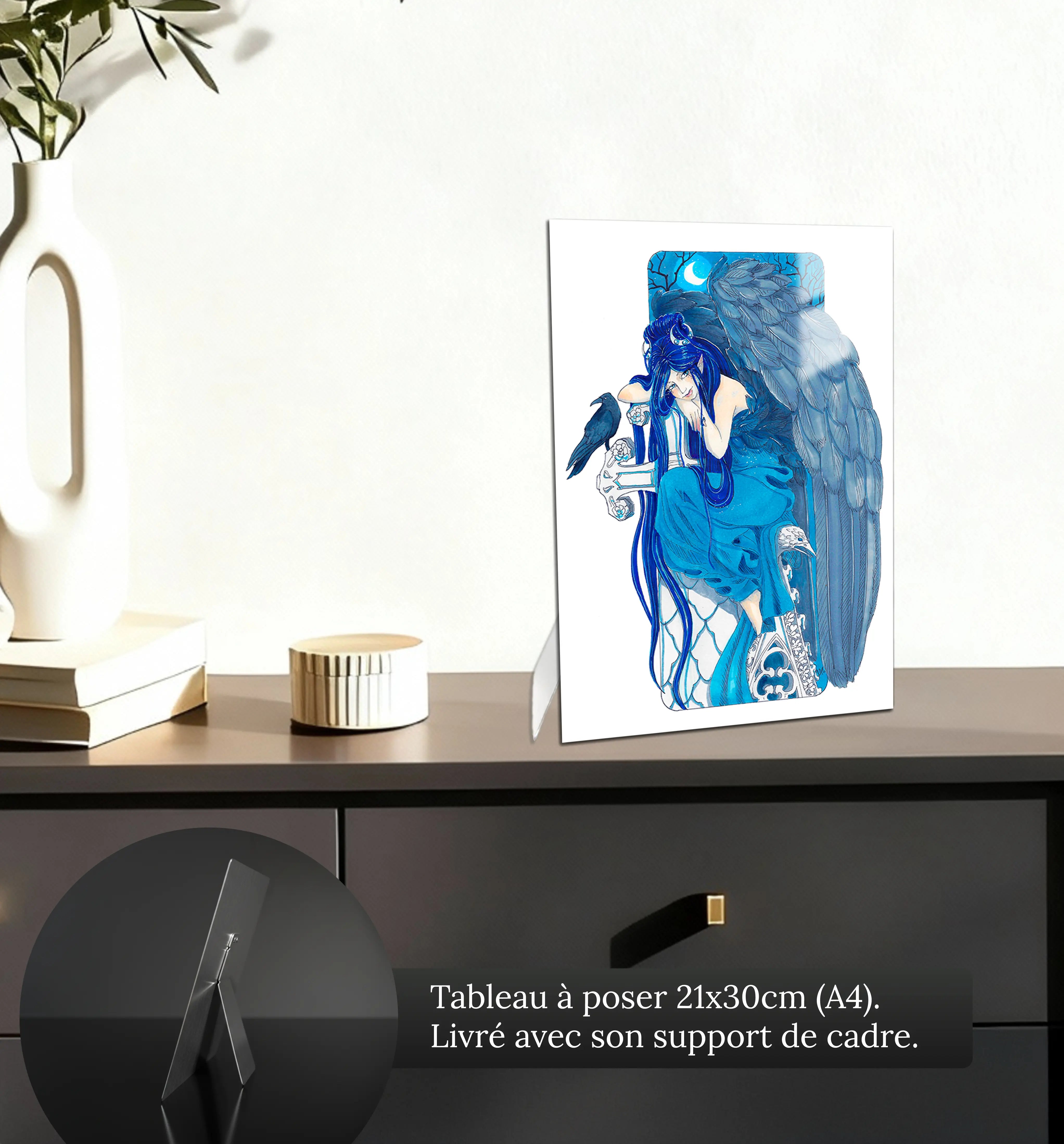 tableau-la-fee-morgane-petit-format-a-poser-sur-meuble | DreamWay