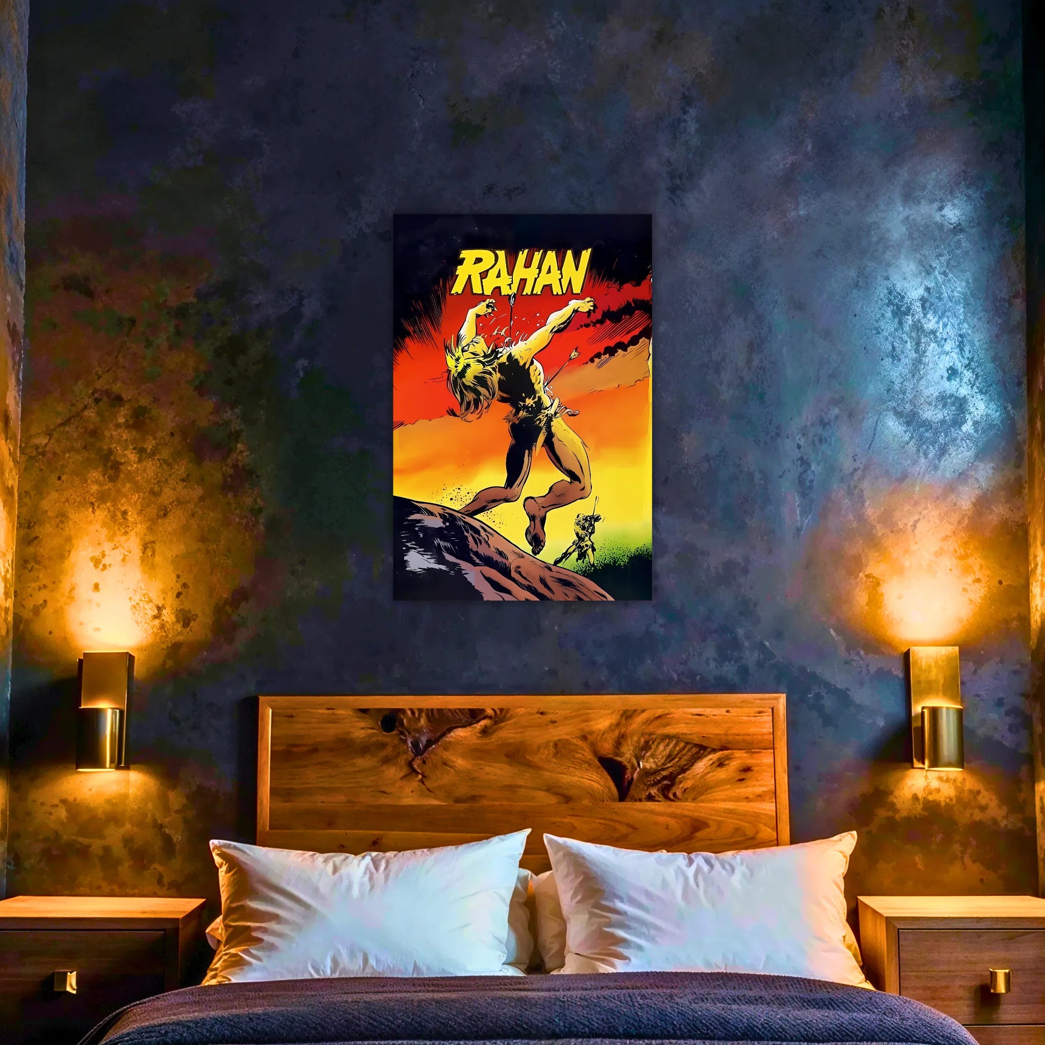 Tableau La Mort De Rahan