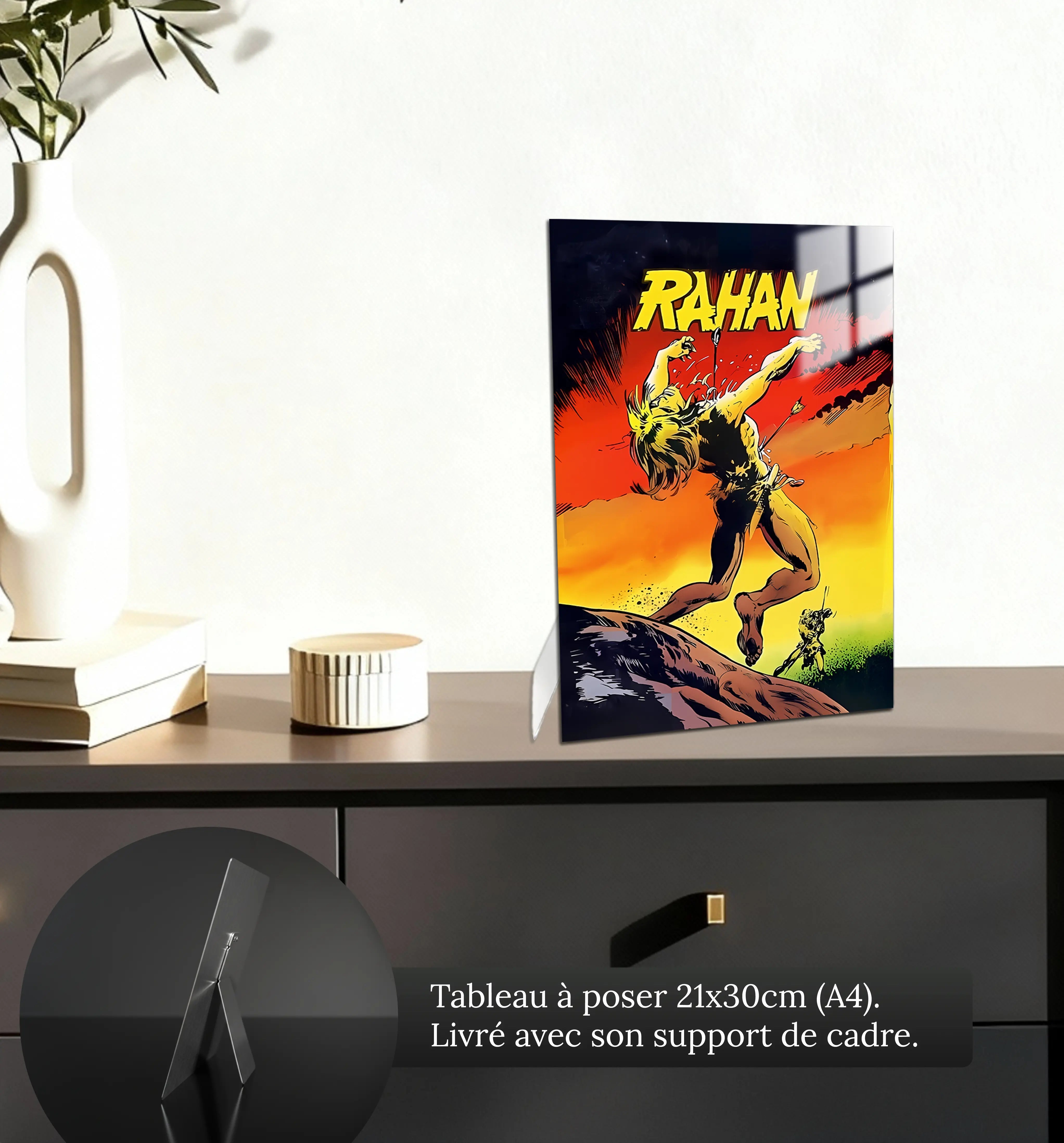 tableau-la-mort-de-rahan-petit-format-a-poser-sur-meuble | DreamWay