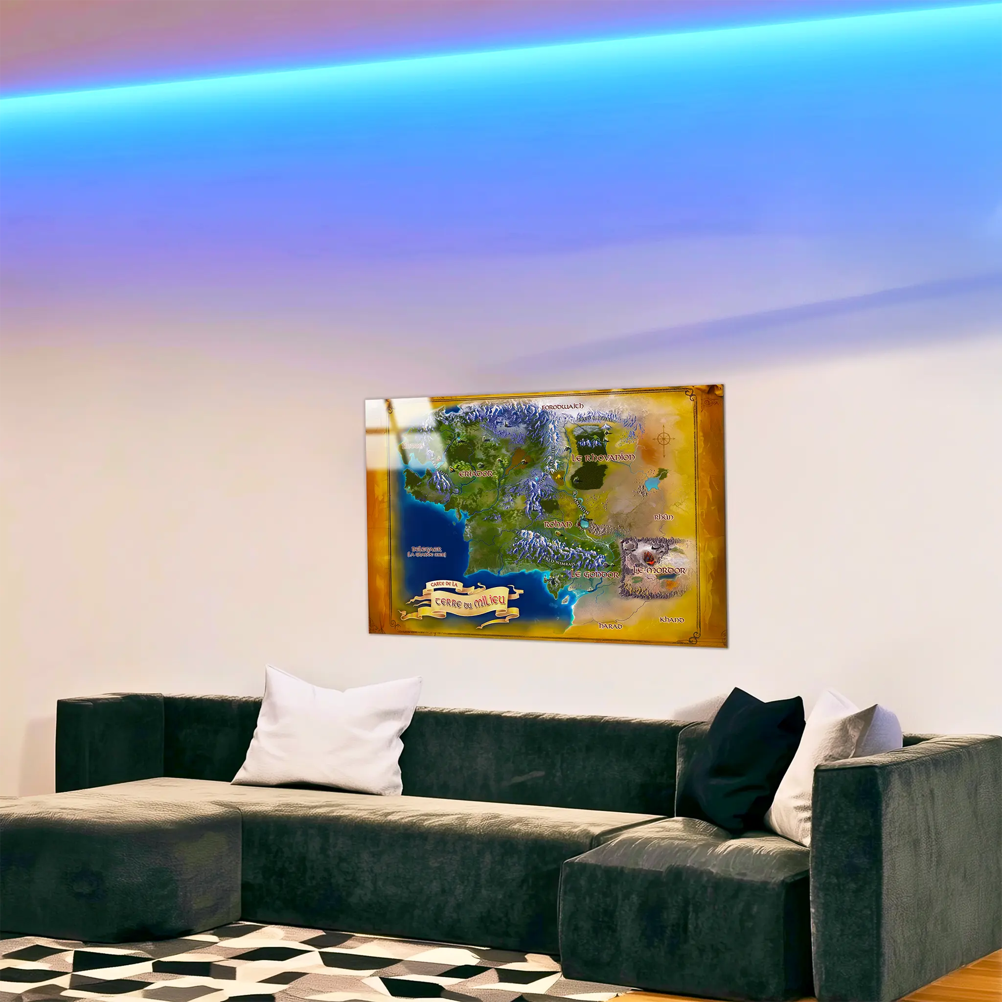 tableau-la-terre-du-milieu-dans-le-salon | DreamWay