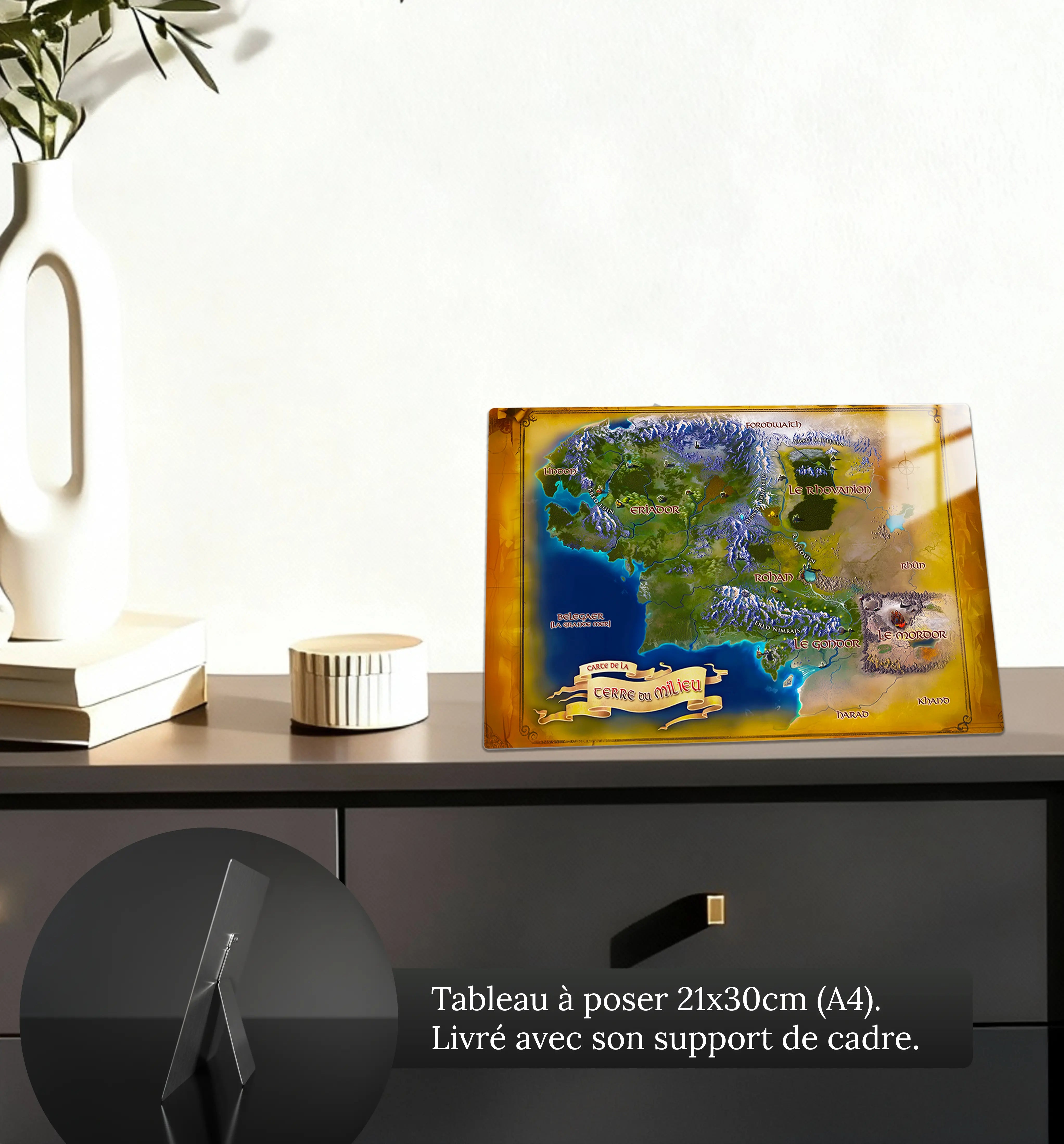 tableau-la-terre-du-milieu-petit-format-a-poser-sur-meuble | DreamWay