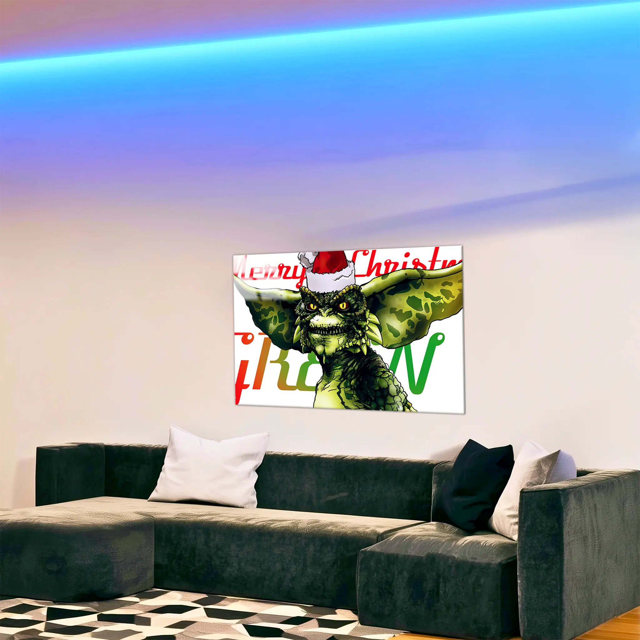 tableau-le-gremlins-de-noel-dans-le-salon | DreamWay