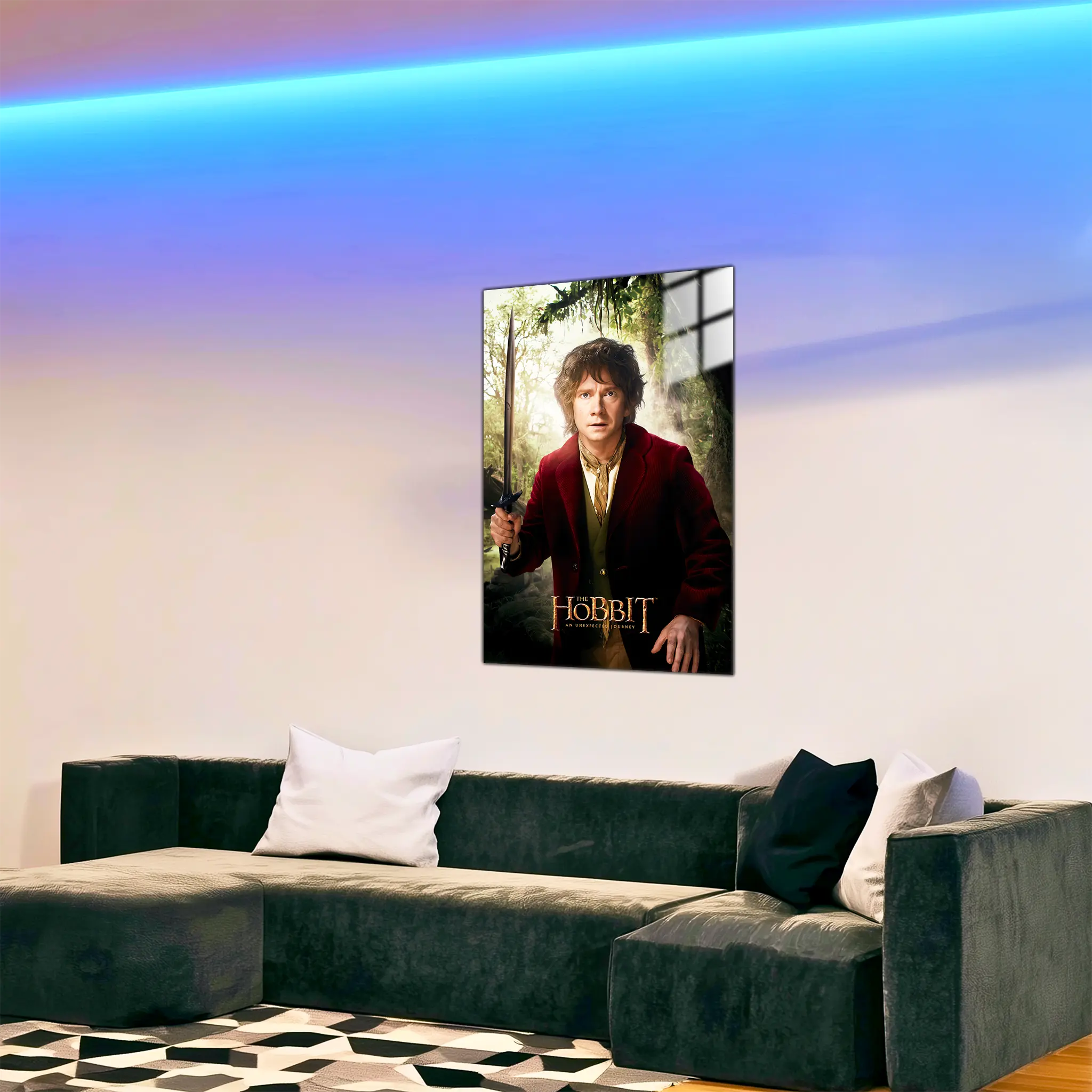 tableau-le-hobbit-bilbon-sacquet-dans-le-salon | DreamWay
