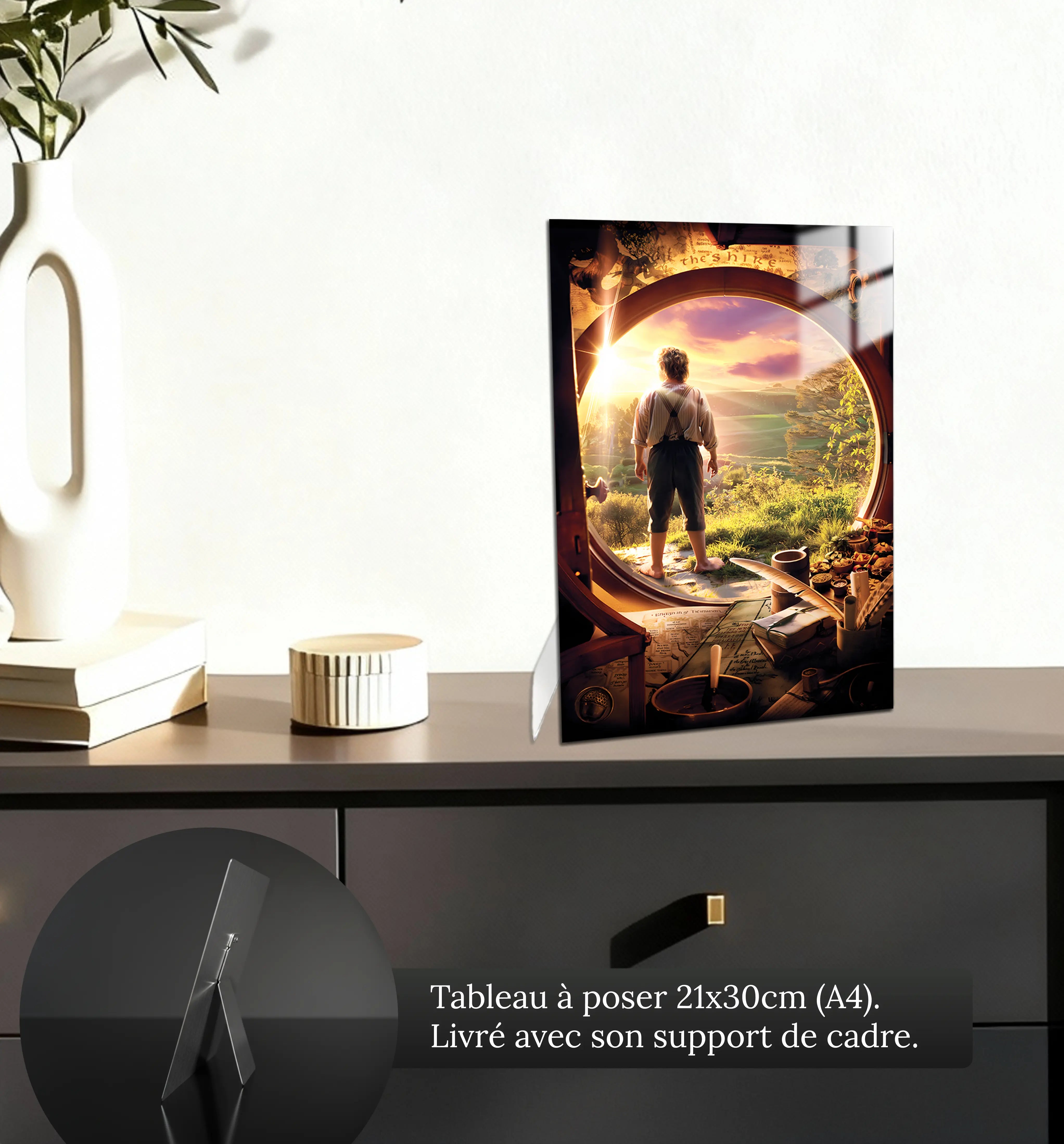 tableau-le-hobbit-le-hero-petit-format-a-poser-sur-meuble | DreamWay