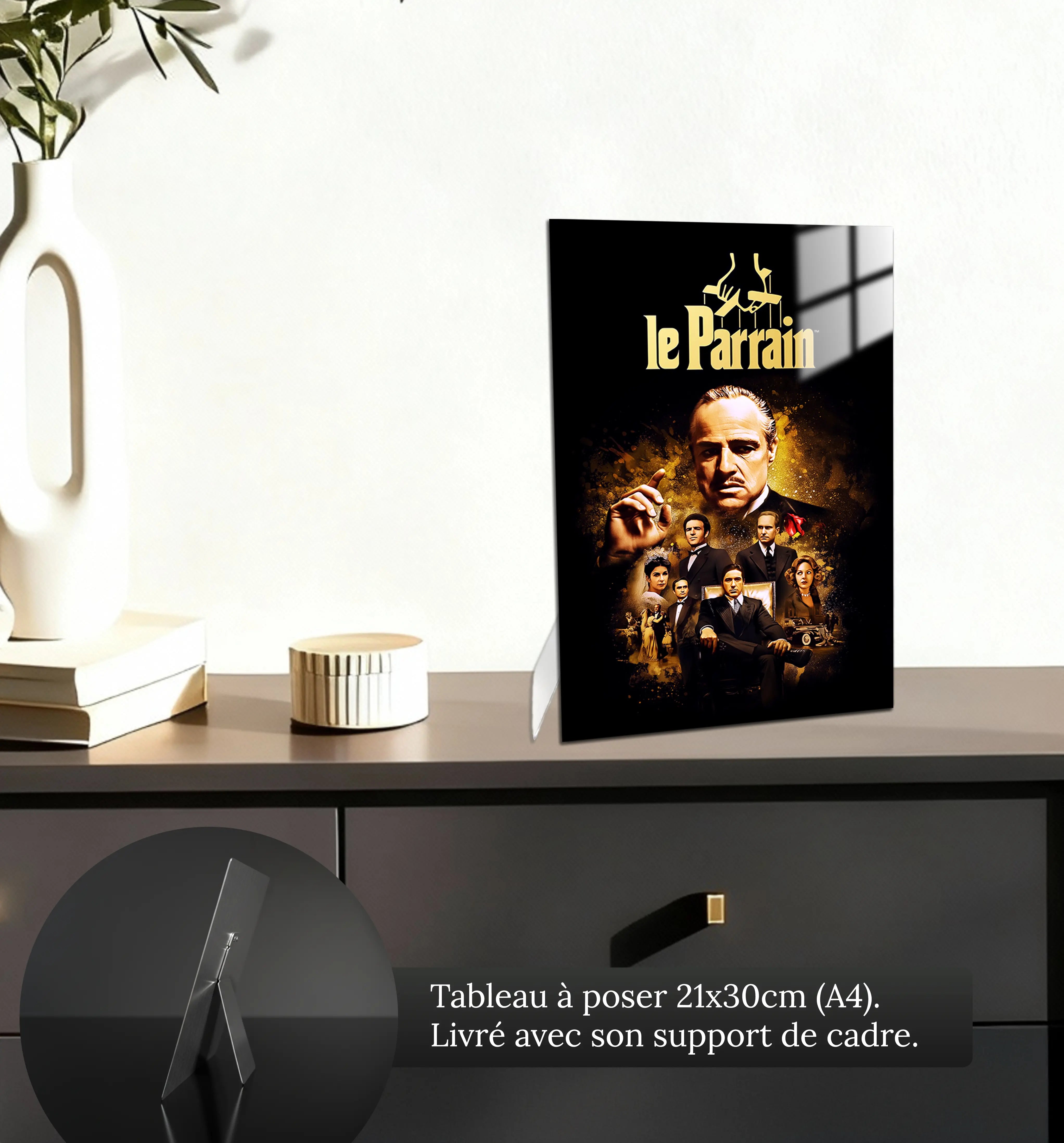 tableau-le-parrain-affiche-petit-format-a-poser-sur-meuble | DreamWay