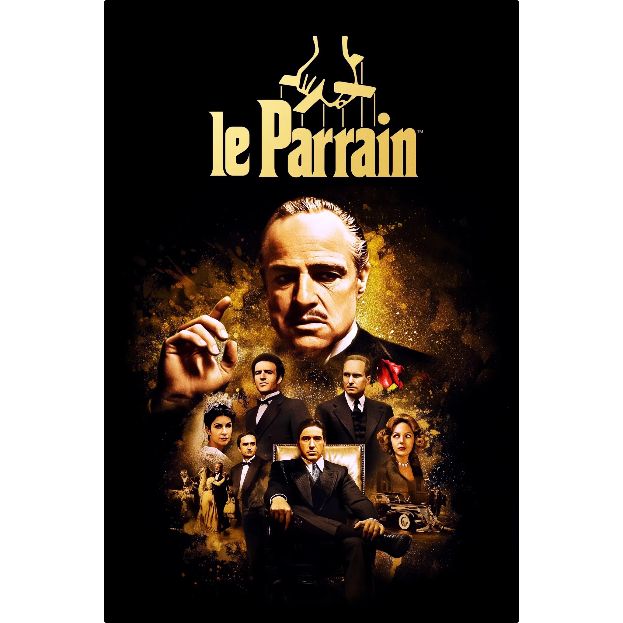 Tableau Le Parrain Affiche