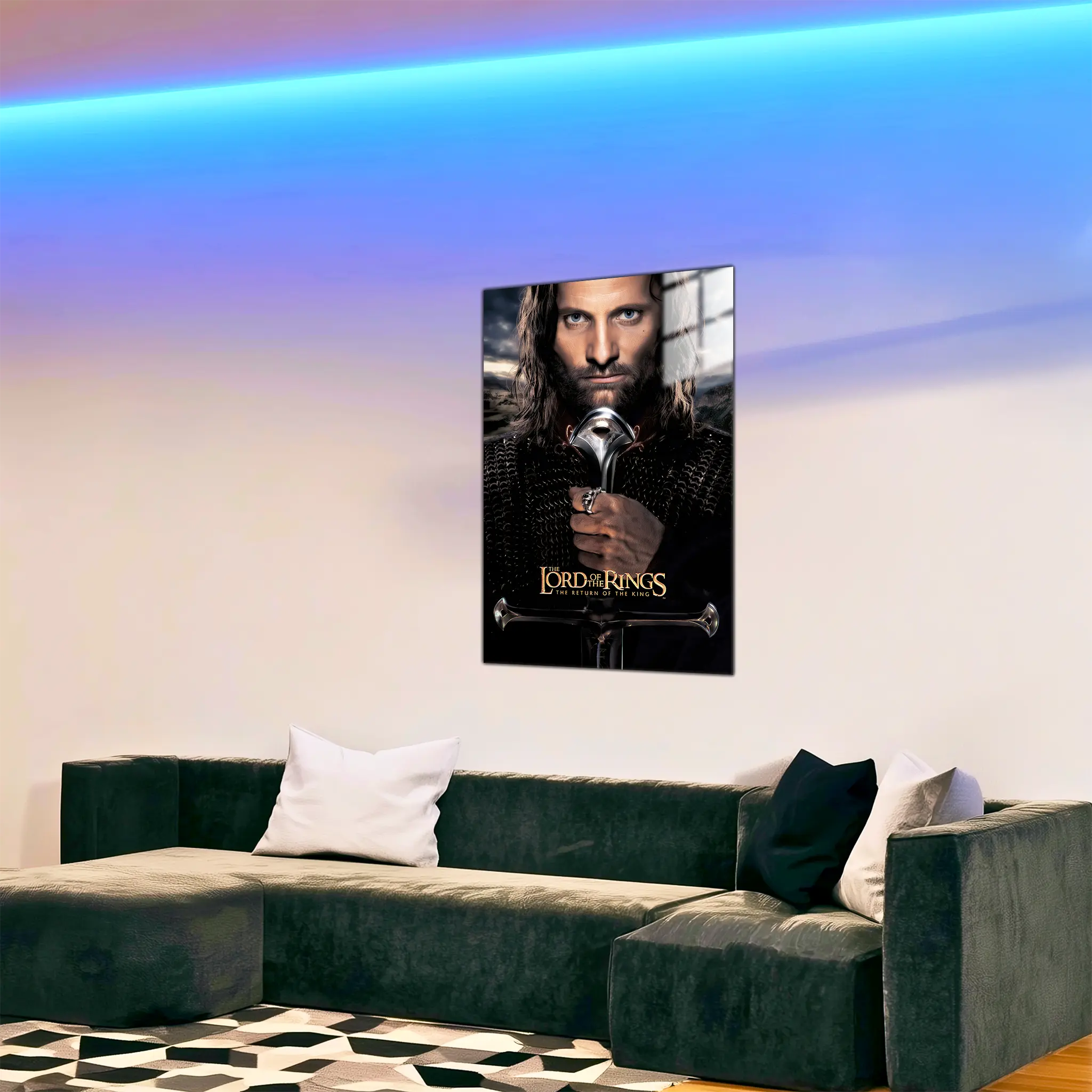 tableau-le-seigneur-des-anneaux-aragorn-dans-le-salon | DreamWay