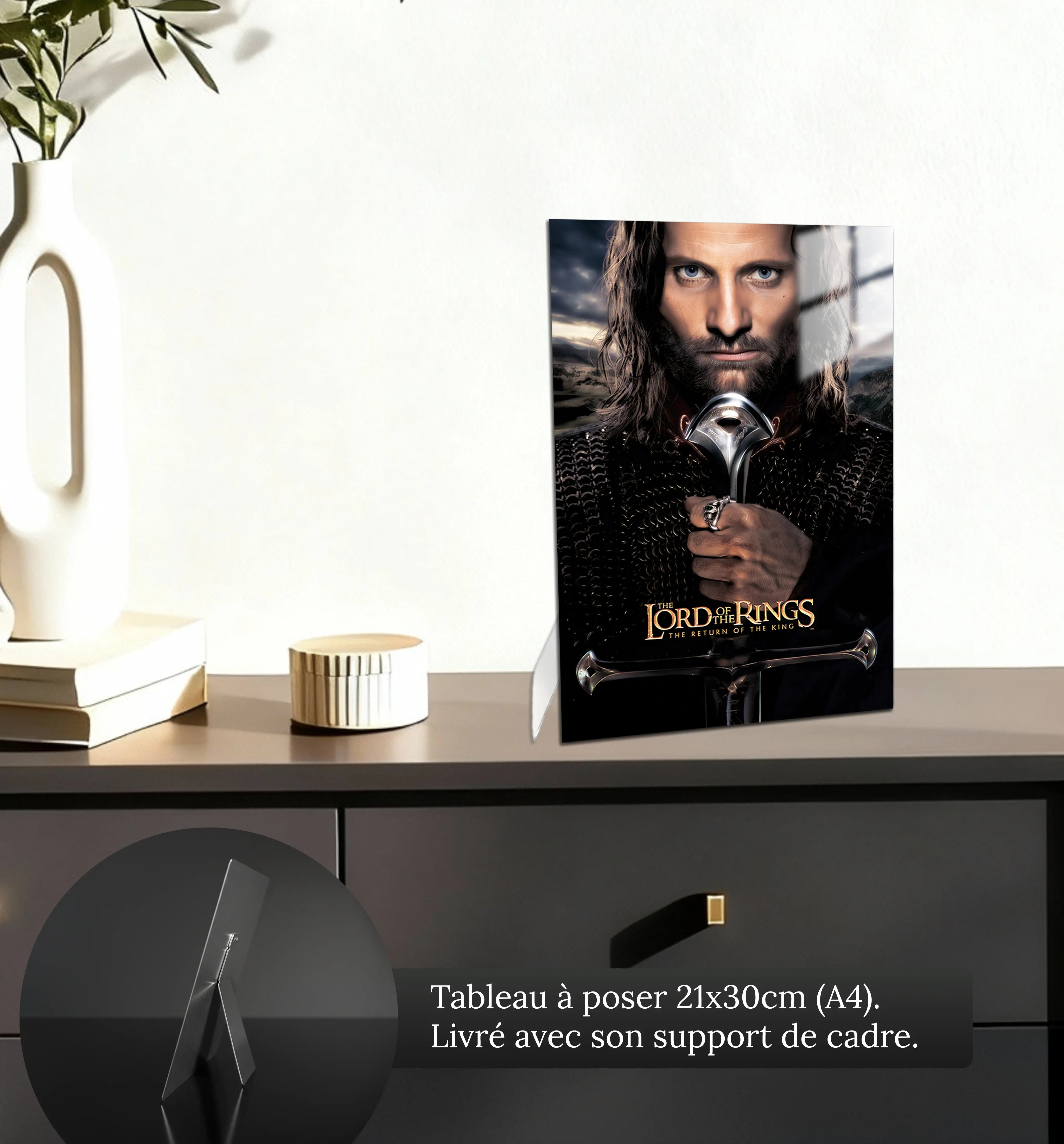 tableau-le-seigneur-des-anneaux-aragorn-petit-format-a-poser-sur-meuble | DreamWay