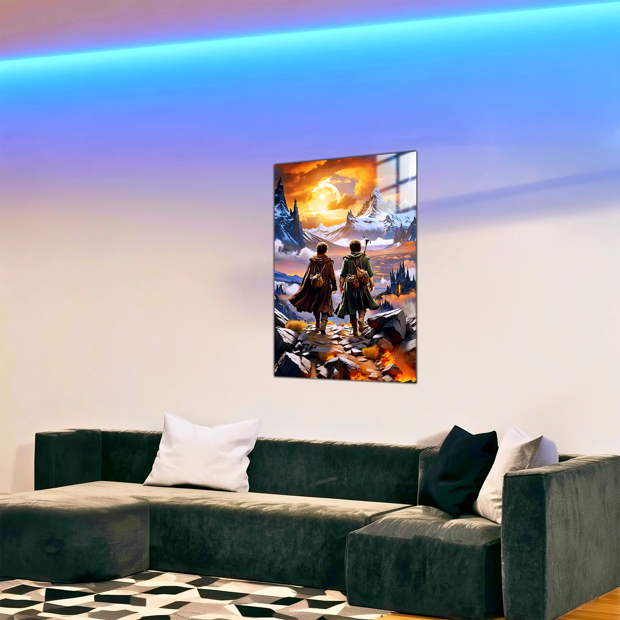 tableau-le-seigneur-des-anneaux-dans-le-salon | DreamWay