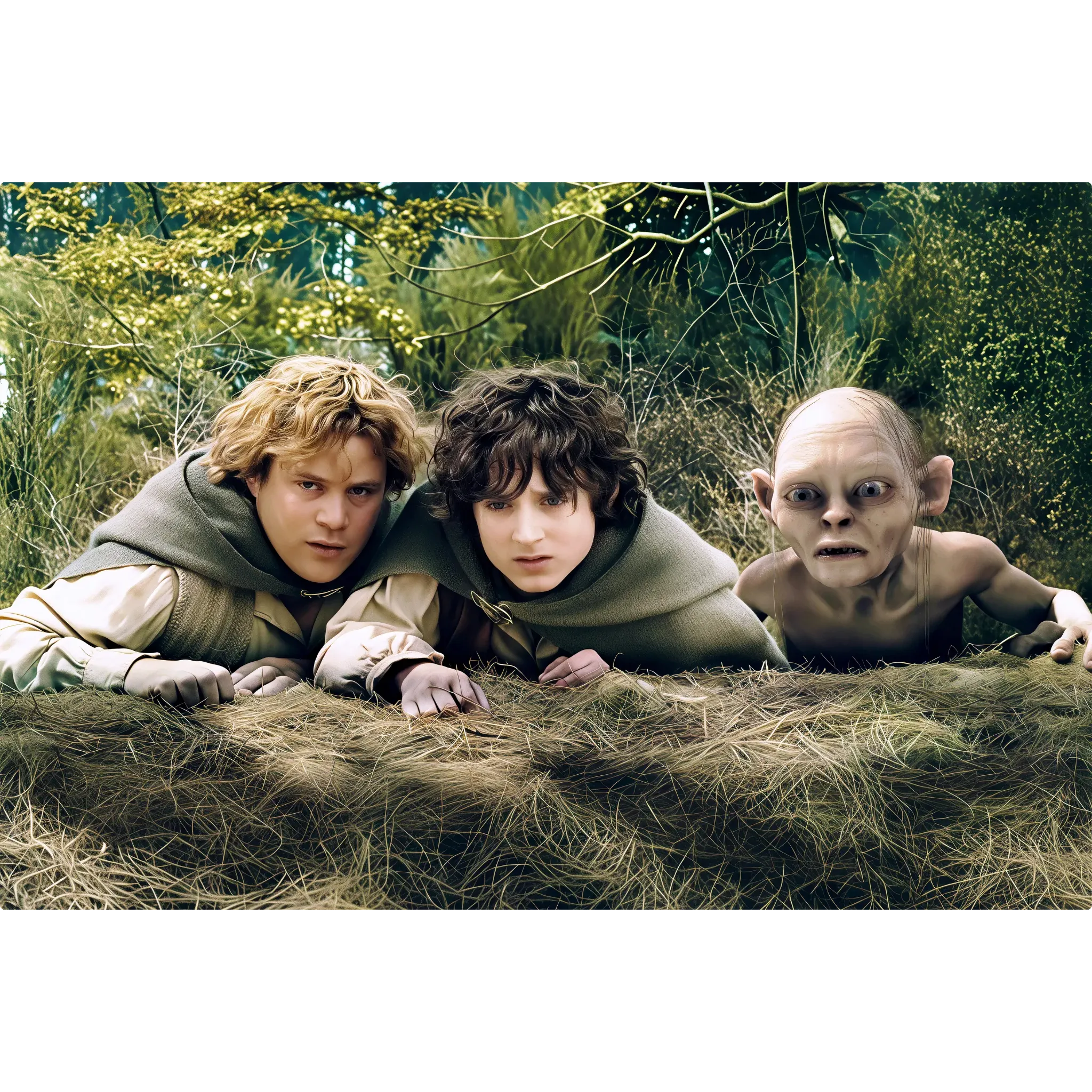 Tableau Le Seigneur Des Anneaux Frodon Et Gollum Et Sam
