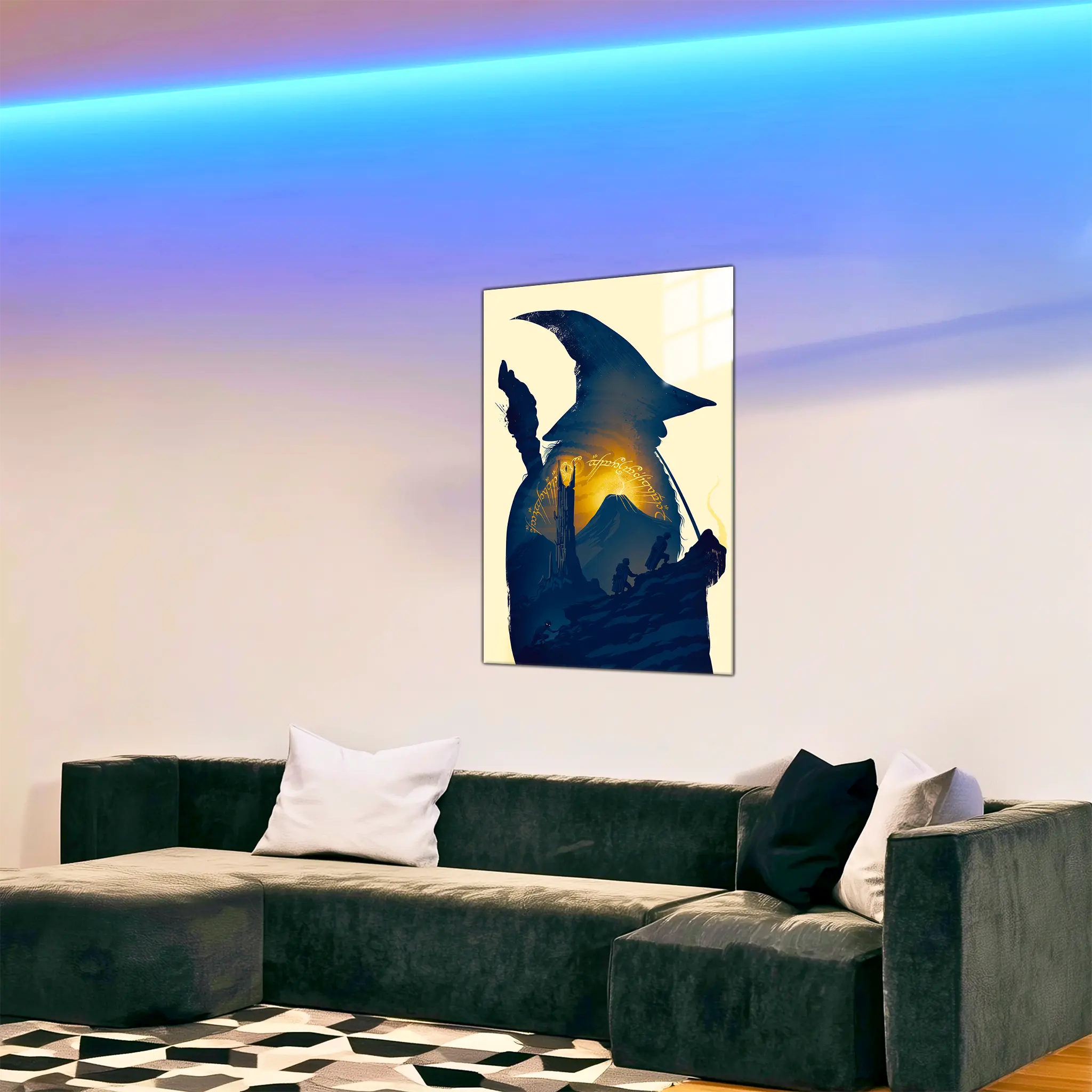 tableau-le-seigneur-des-anneaux-l-aventure-dans-le-salon | DreamWay