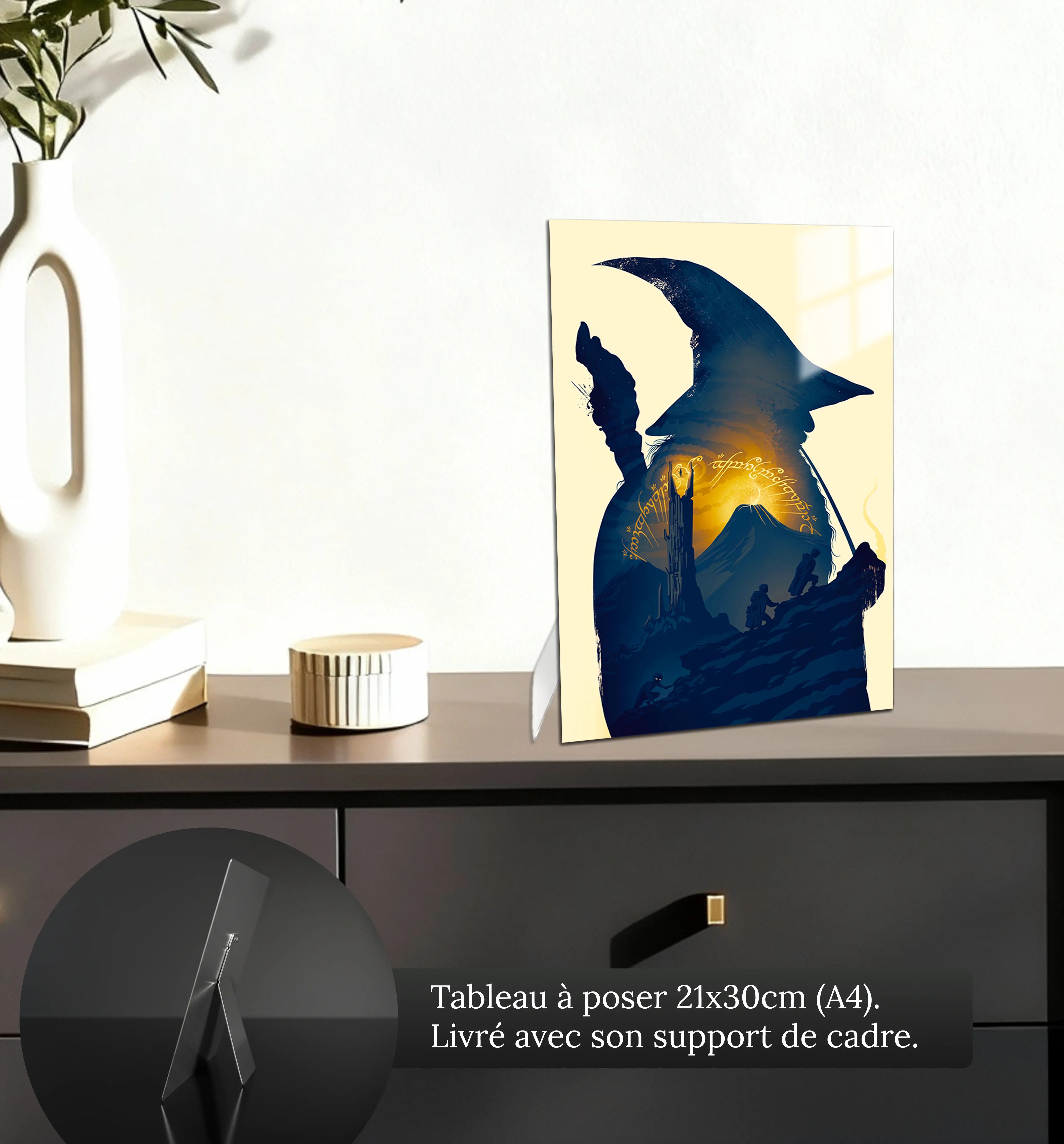 tableau-le-seigneur-des-anneaux-l-aventure-petit-format-a-poser-sur-meuble | DreamWay