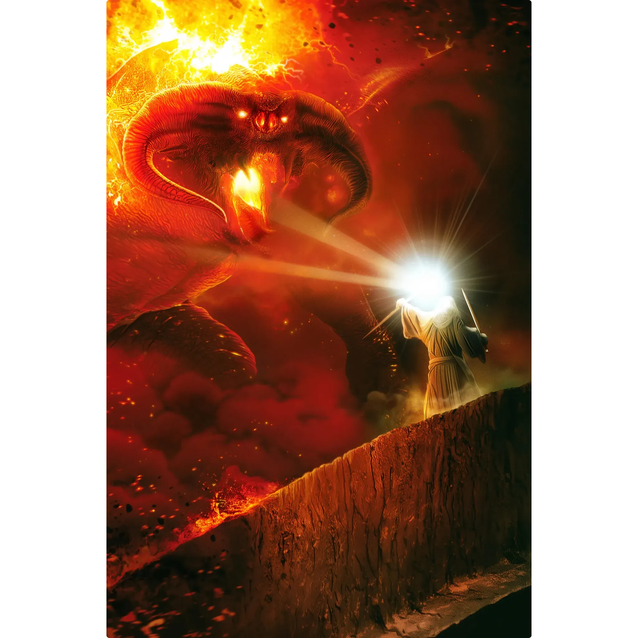 Tableau Le Seigneur Des Anneaux Combat De La Moria
