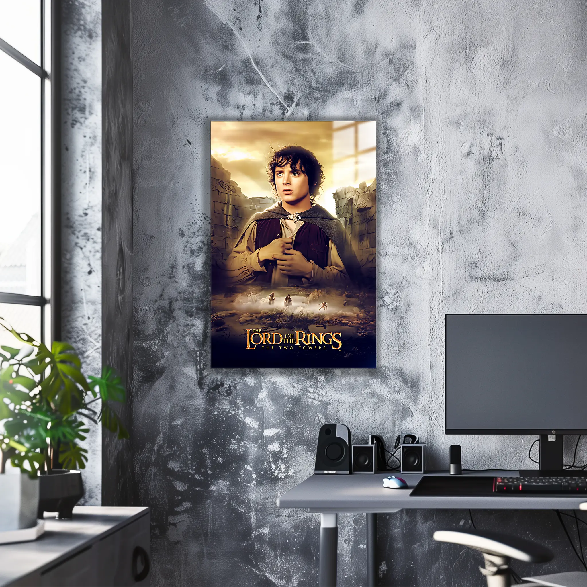 tableau-le-seigneur-des-anneaux-les-deux-tours | DreamWay