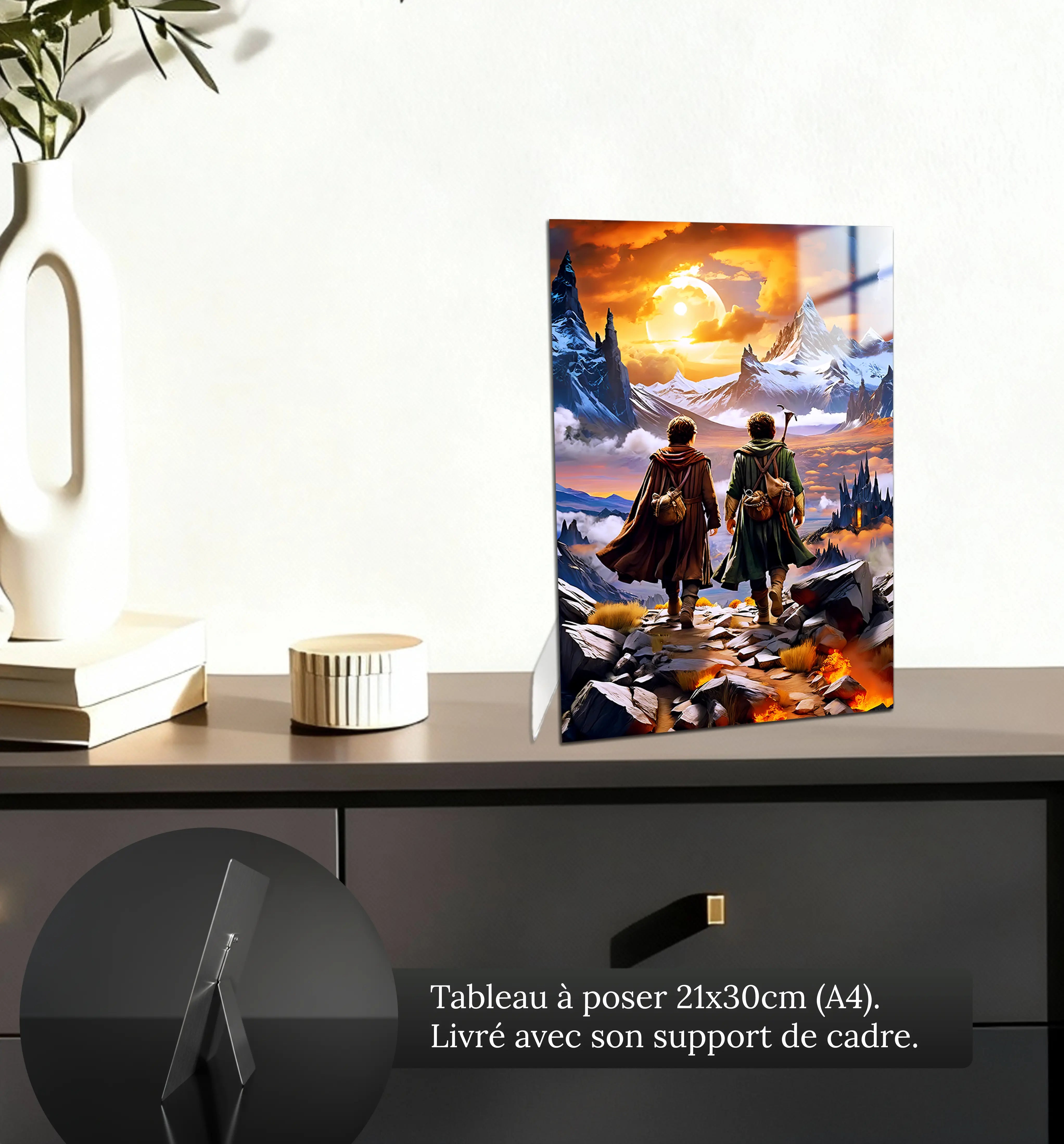 tableau-le-seigneur-des-anneaux-petit-format-a-poser-sur-meuble | DreamWay