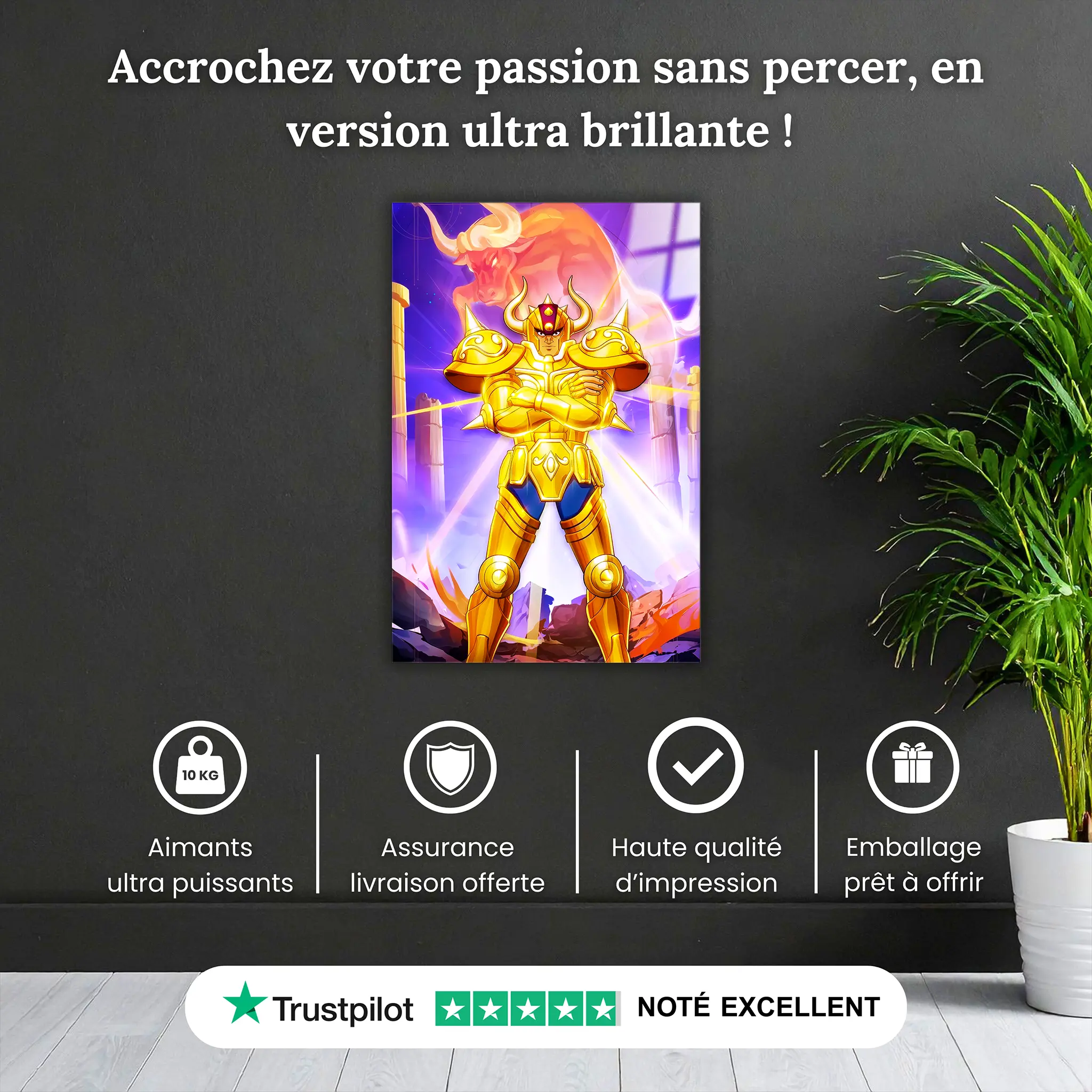 tableau-les-chevaliers-du-zodiaque-aldebaran-du-taureau-pourquoi-acheter | DreamWay